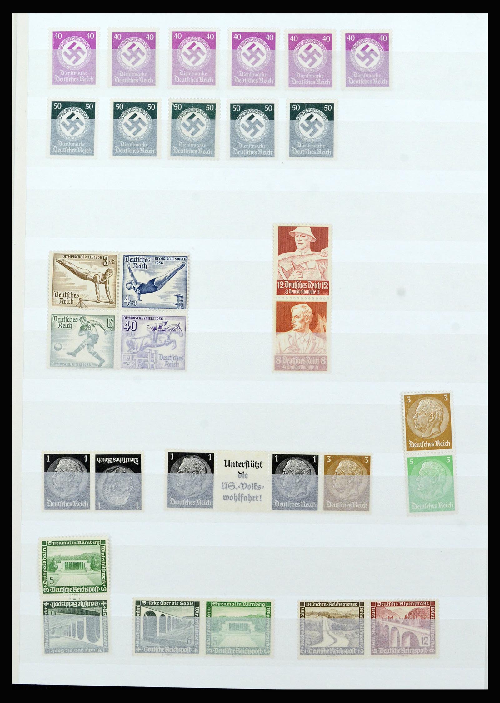 37103 058 - Postzegelverzameling 37103 Duitse Rijk 1880-1945.