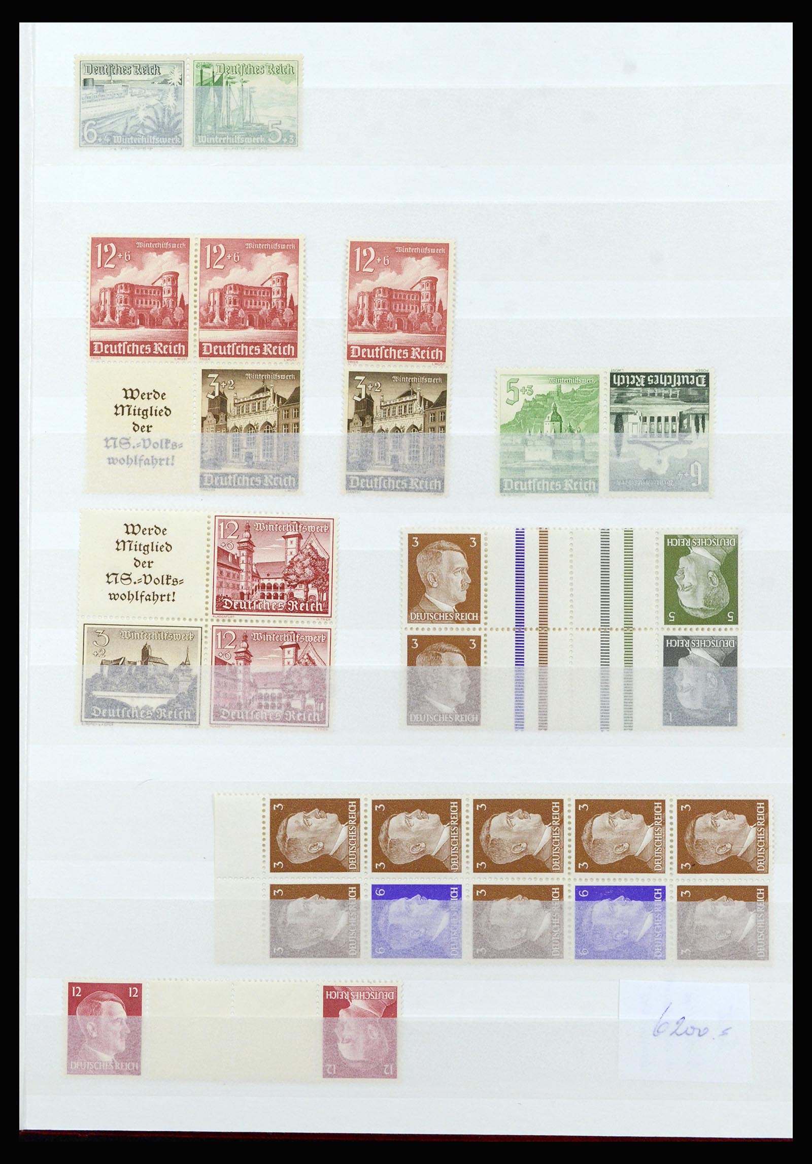 37103 059 - Postzegelverzameling 37103 Duitse Rijk 1880-1945.