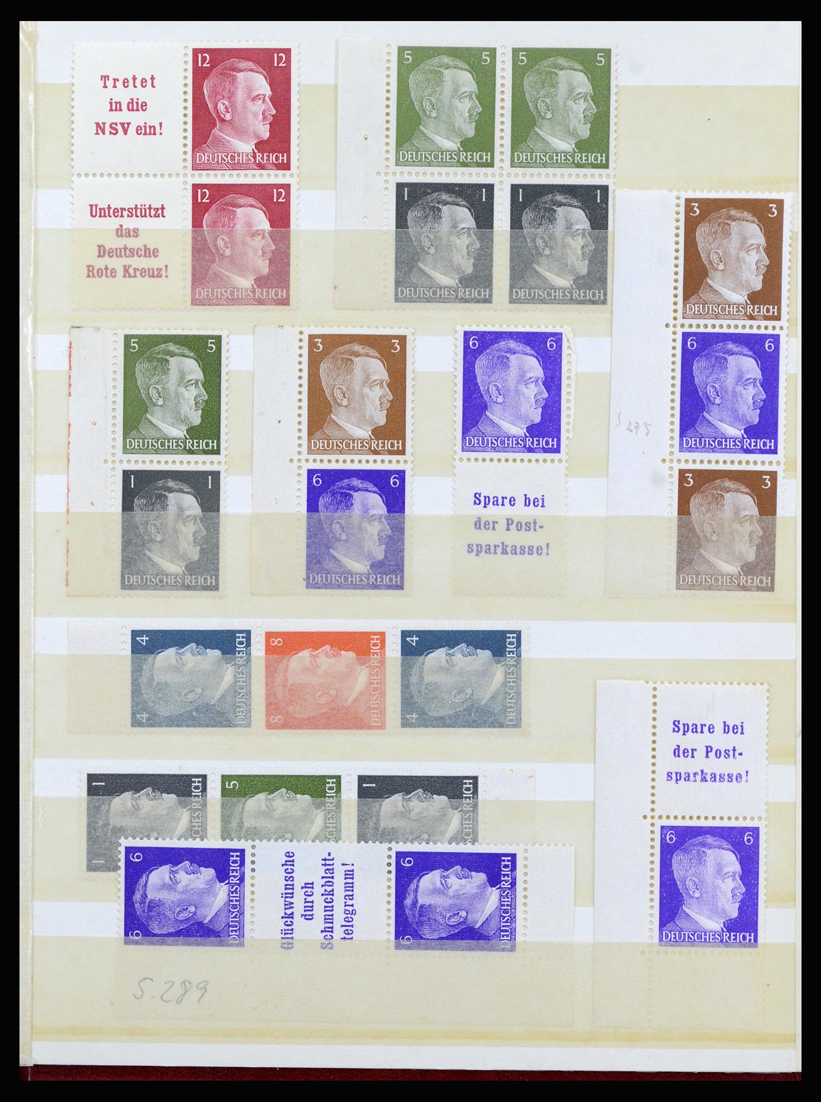 37103 072 - Postzegelverzameling 37103 Duitse Rijk 1880-1945.