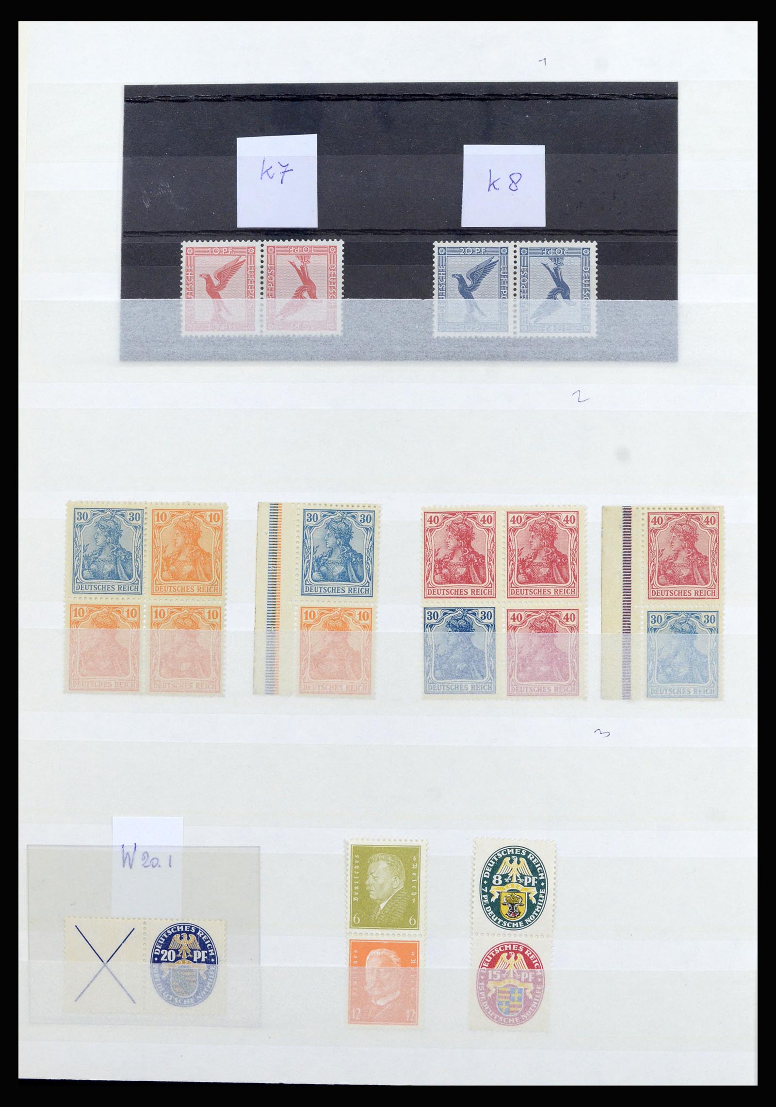 37103 121 - Stamp collection 37103 German Reich 1880-1945.
