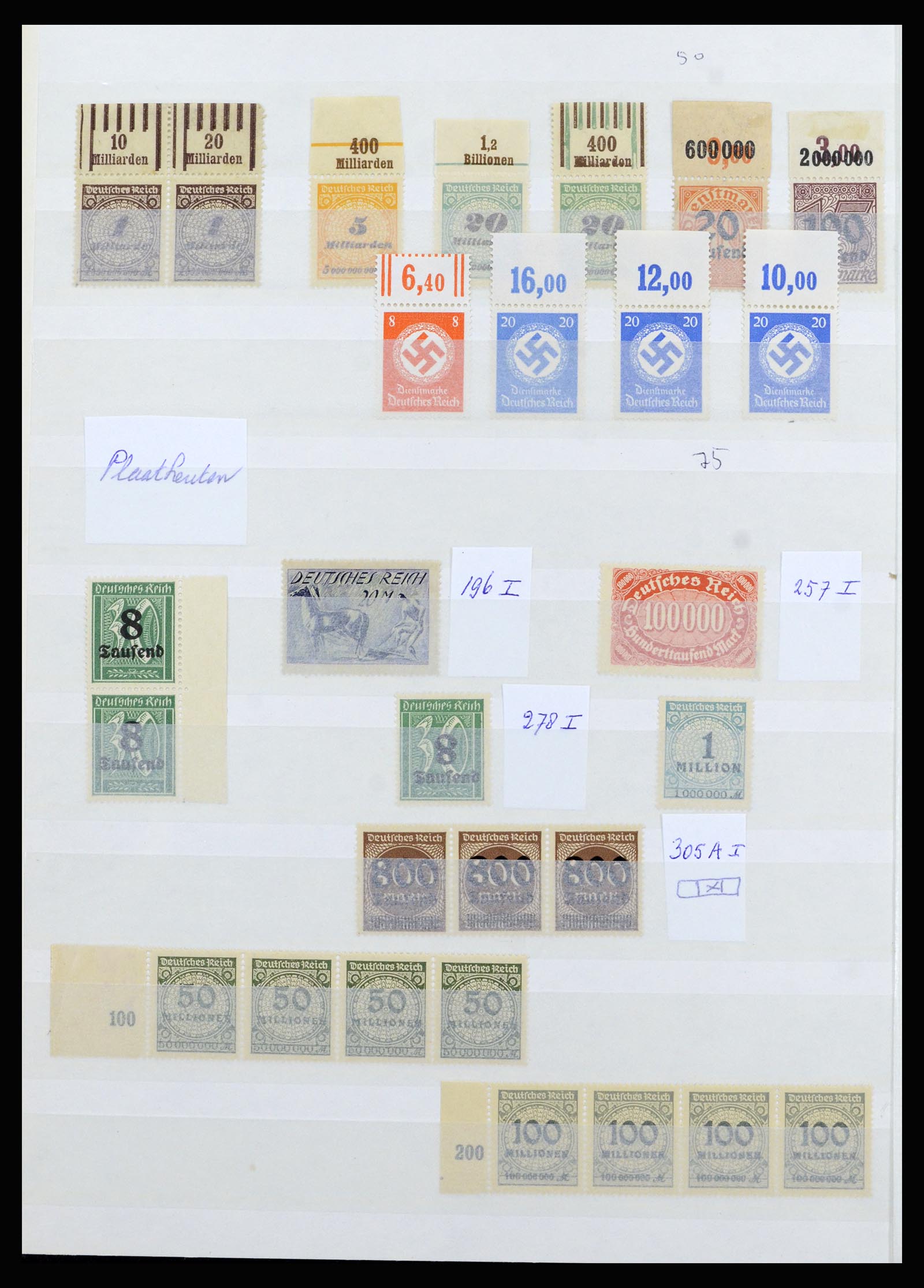 37103 131 - Stamp collection 37103 German Reich 1880-1945.