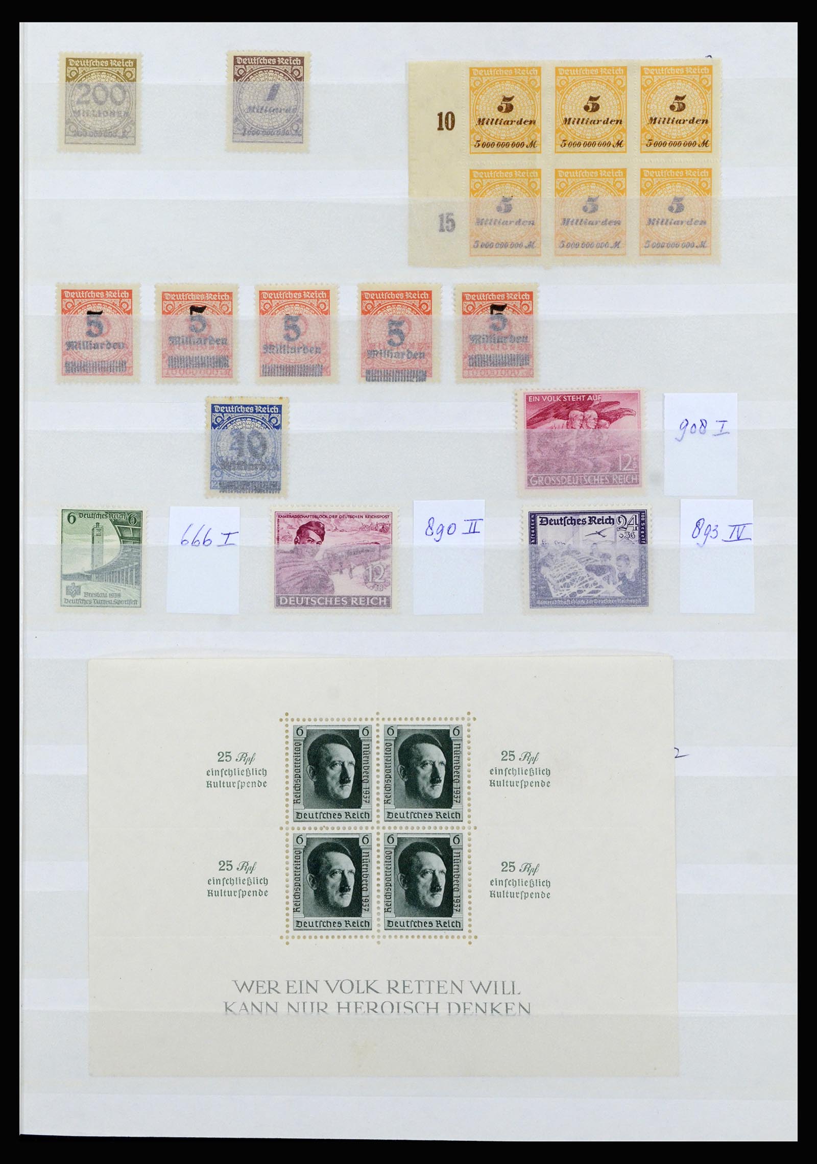 37103 132 - Stamp collection 37103 German Reich 1880-1945.