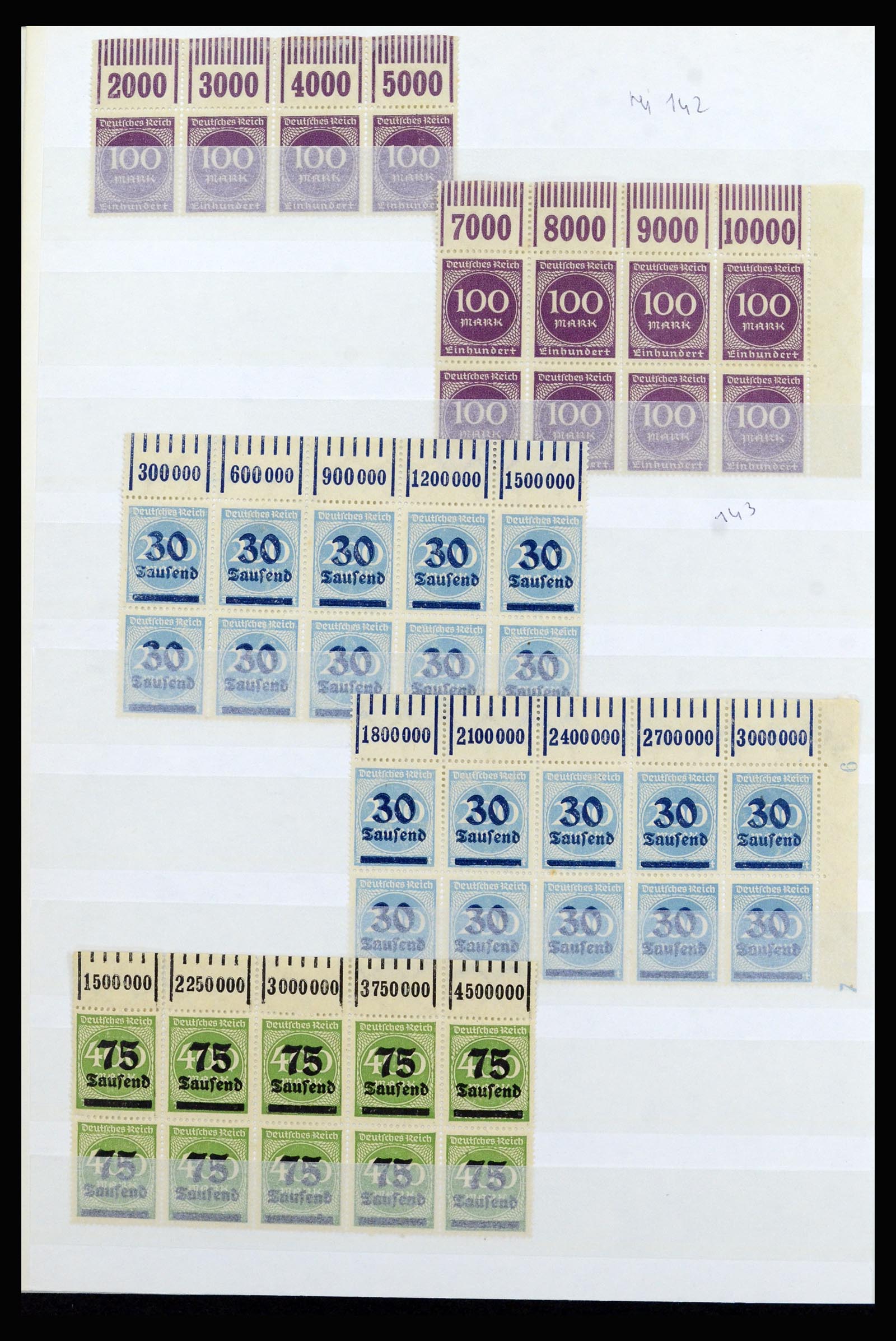 37103 135 - Postzegelverzameling 37103 Duitse Rijk 1880-1945.