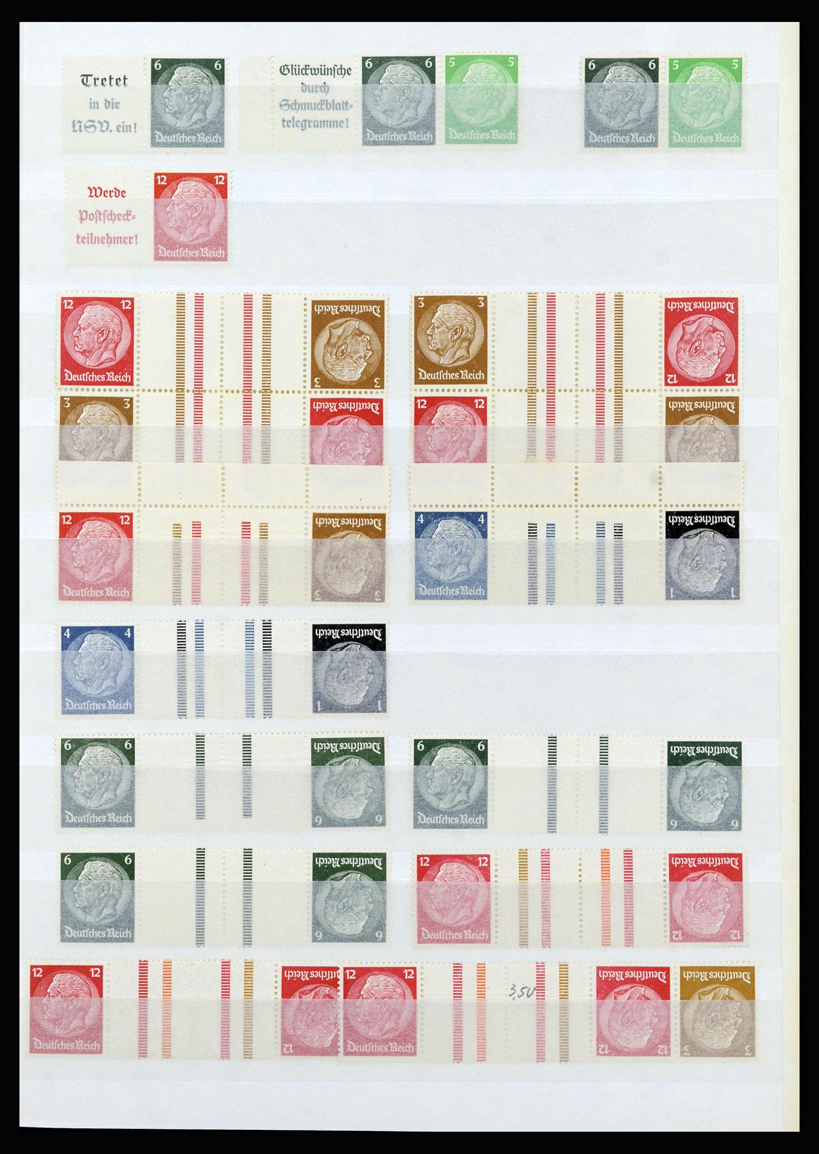37103 156 - Postzegelverzameling 37103 Duitse Rijk 1880-1945.