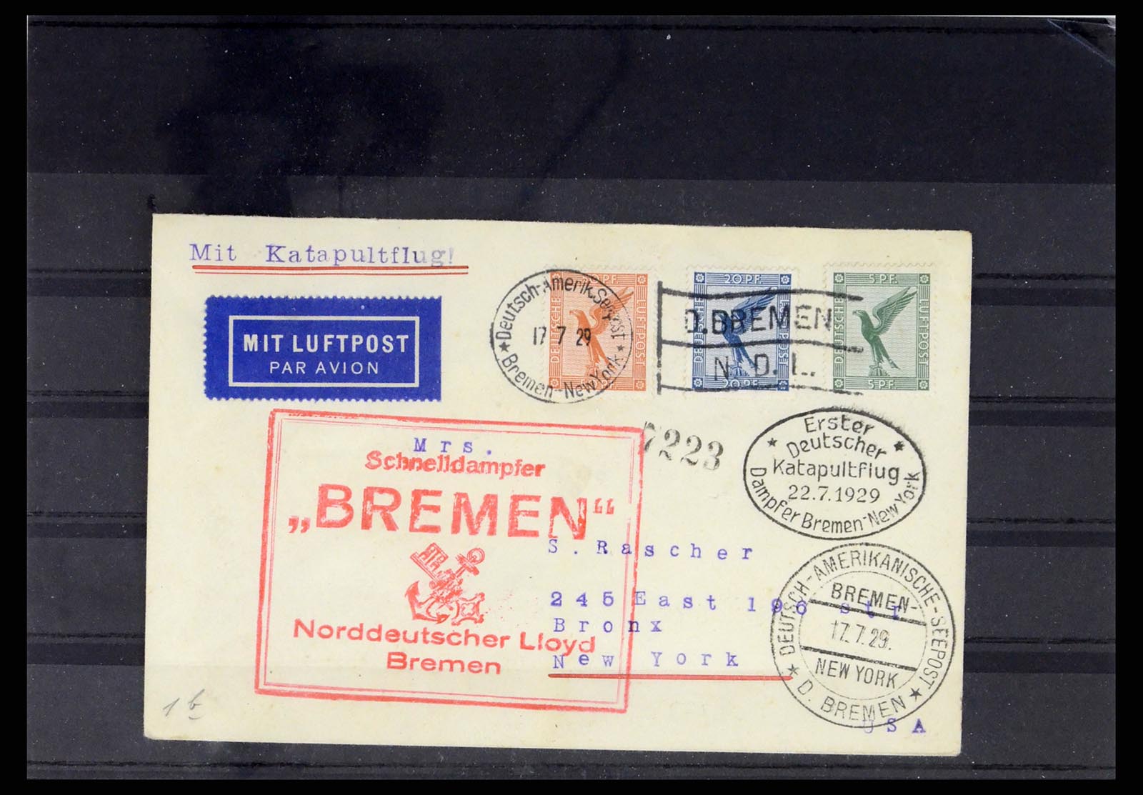 37104 001 - Postzegelverzameling 37104 Duitsland brieven 1900-1960.
