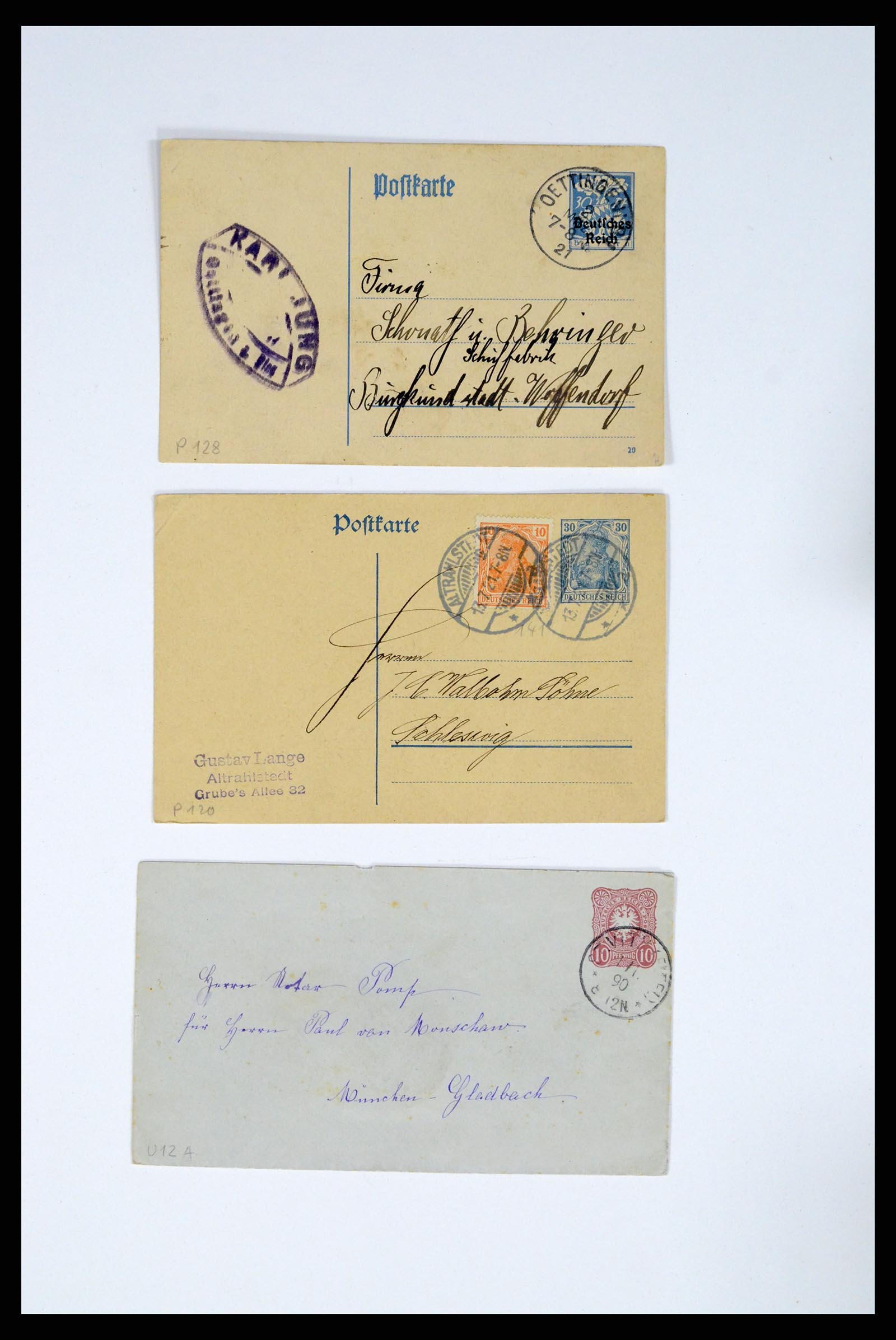 37104 003 - Postzegelverzameling 37104 Duitsland brieven 1900-1960.