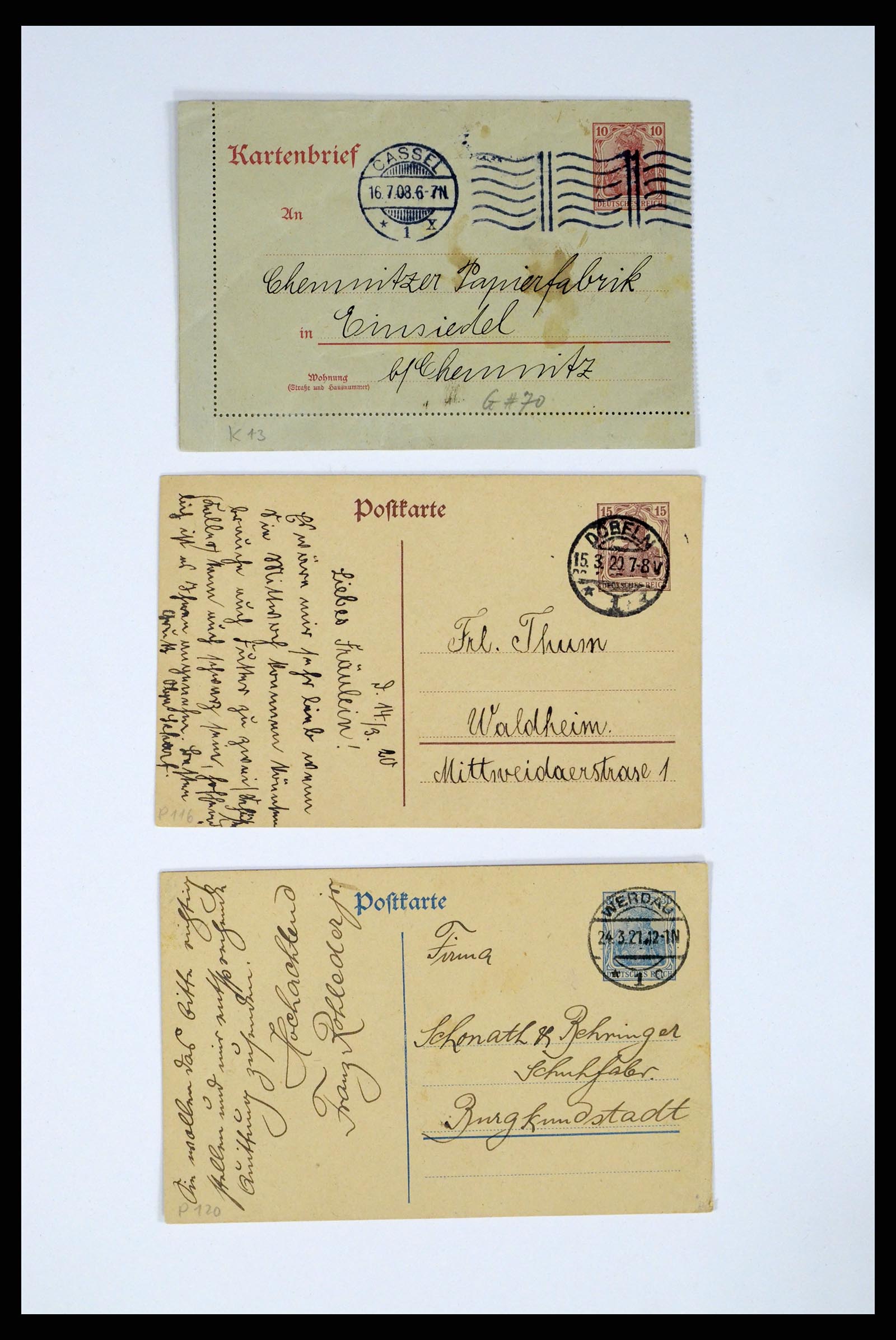 37104 005 - Postzegelverzameling 37104 Duitsland brieven 1900-1960.
