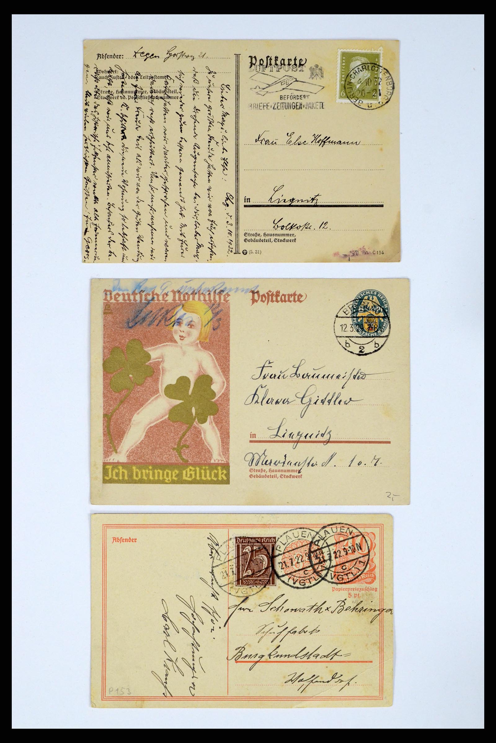 37104 006 - Postzegelverzameling 37104 Duitsland brieven 1900-1960.