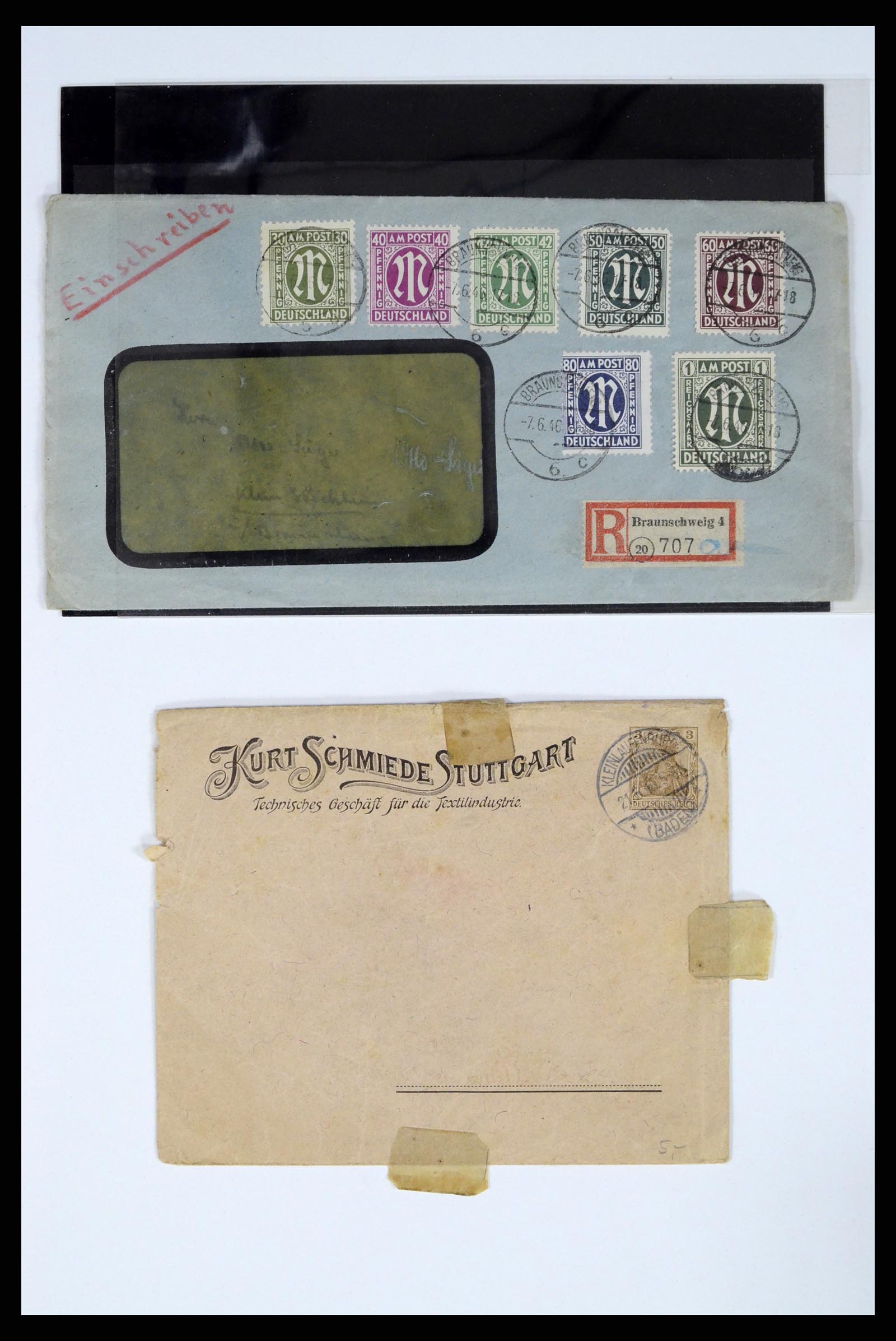 37104 007 - Postzegelverzameling 37104 Duitsland brieven 1900-1960.