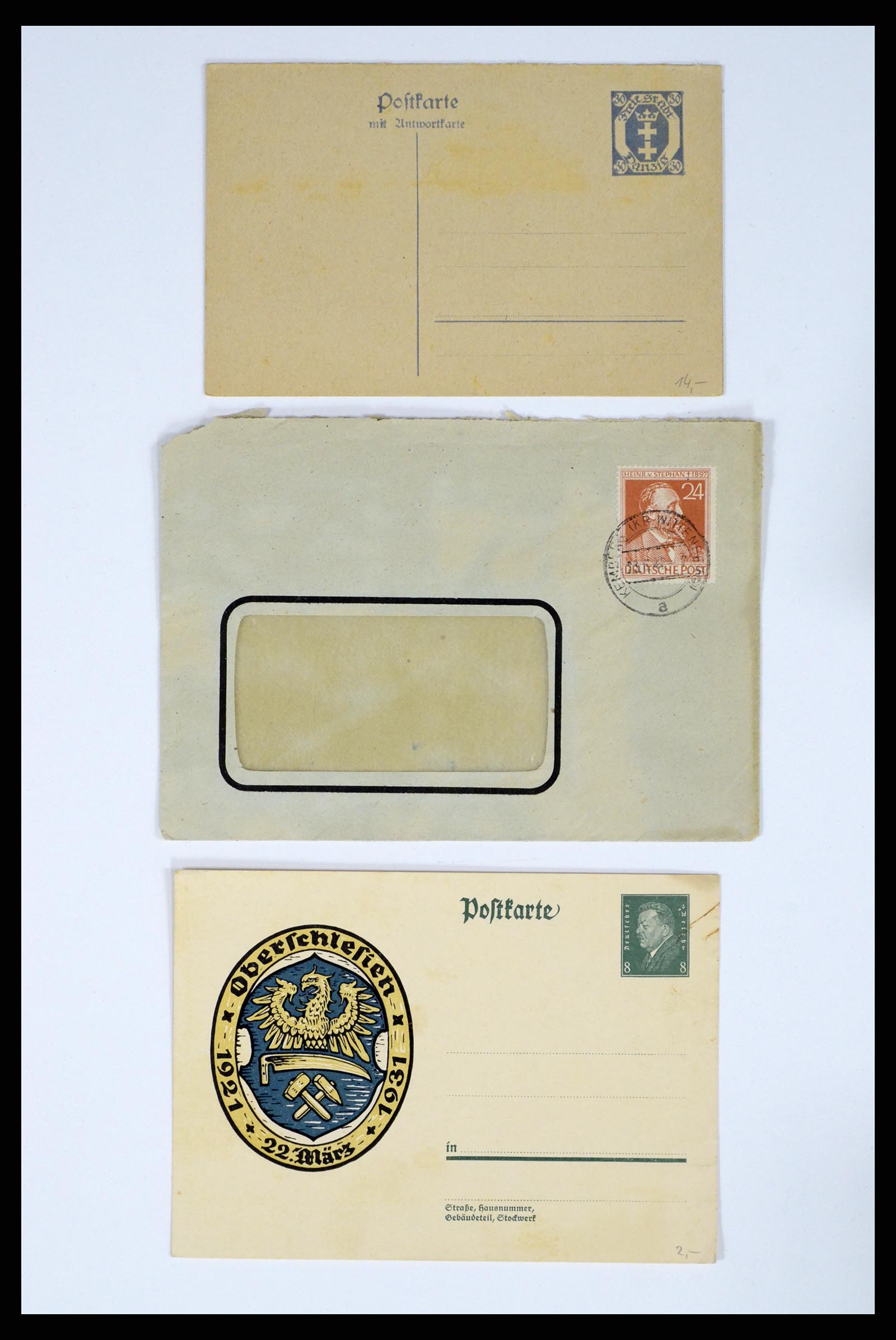 37104 008 - Postzegelverzameling 37104 Duitsland brieven 1900-1960.