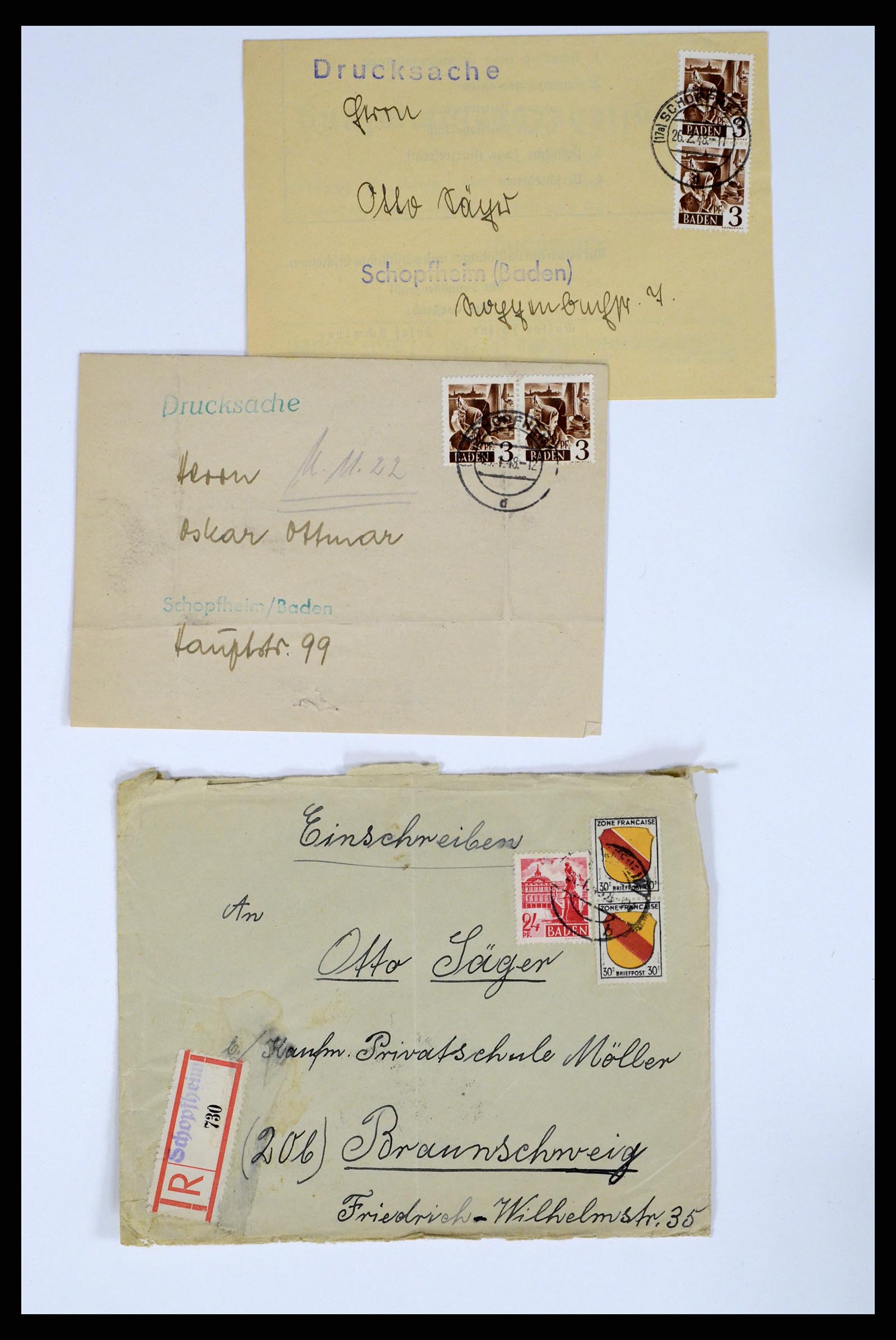 37104 015 - Postzegelverzameling 37104 Duitsland brieven 1900-1960.