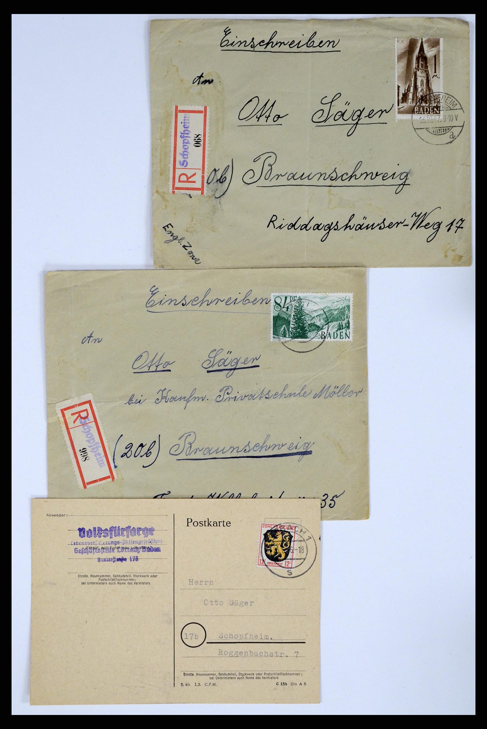 37104 020 - Stamp collection 37104 Germany covers 1900-1960.
