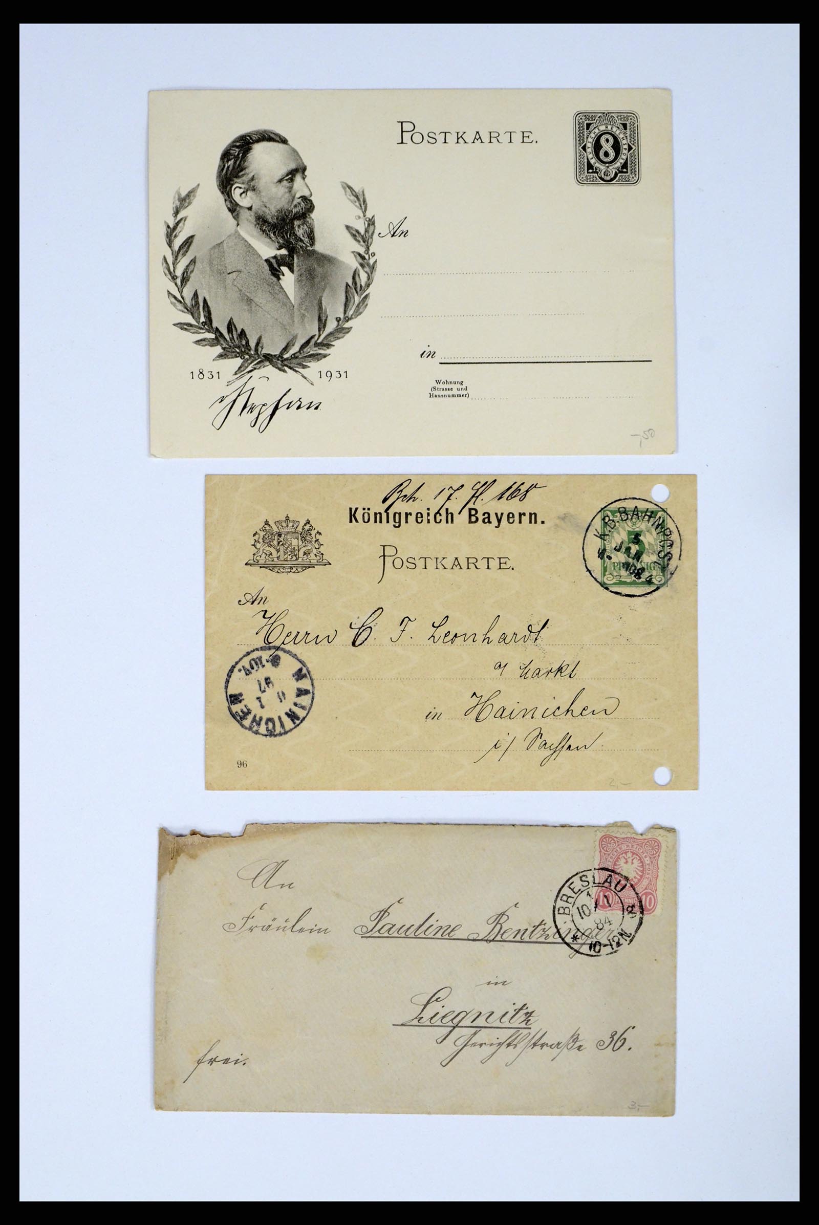 37104 026 - Postzegelverzameling 37104 Duitsland brieven 1900-1960.