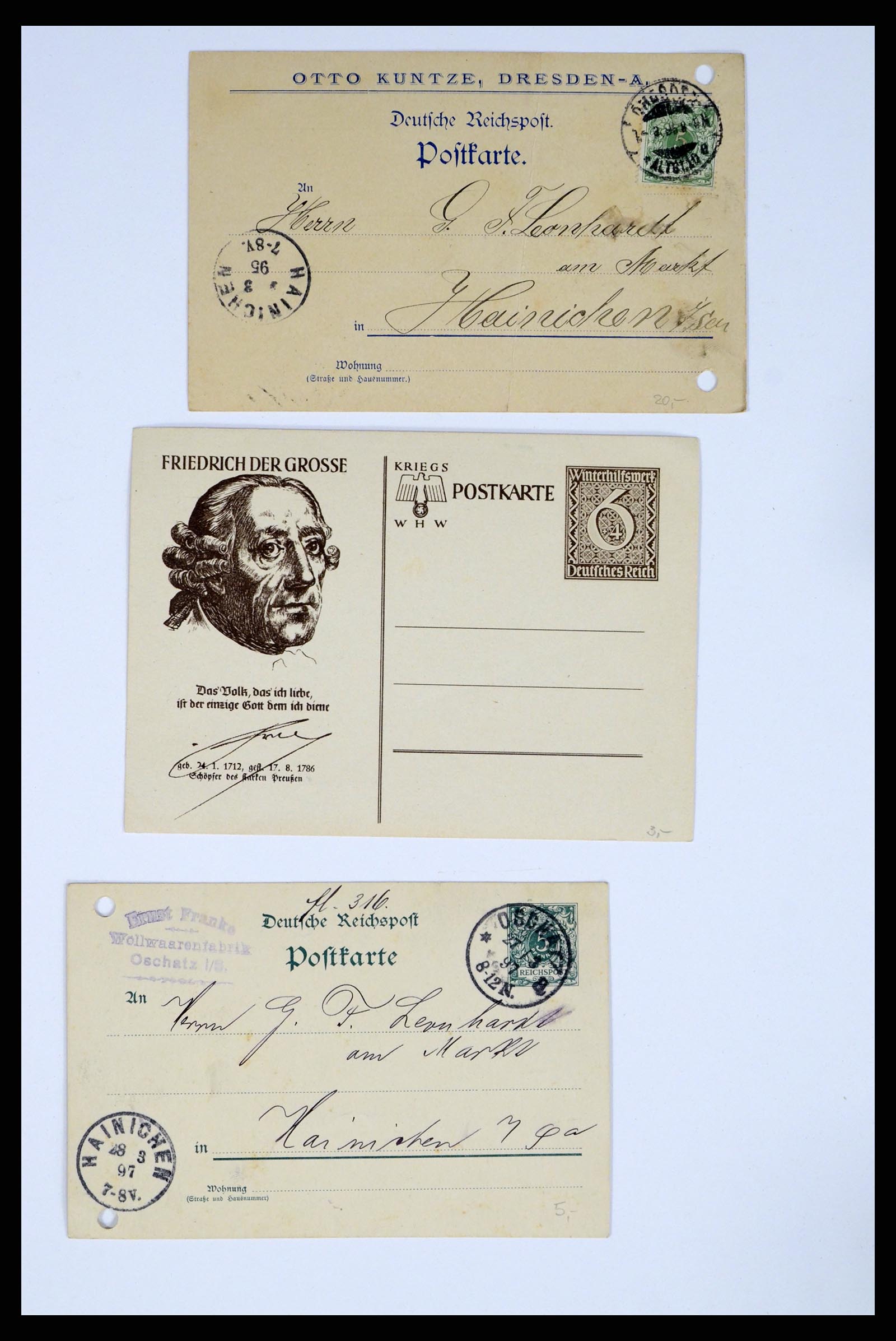 37104 027 - Postzegelverzameling 37104 Duitsland brieven 1900-1960.