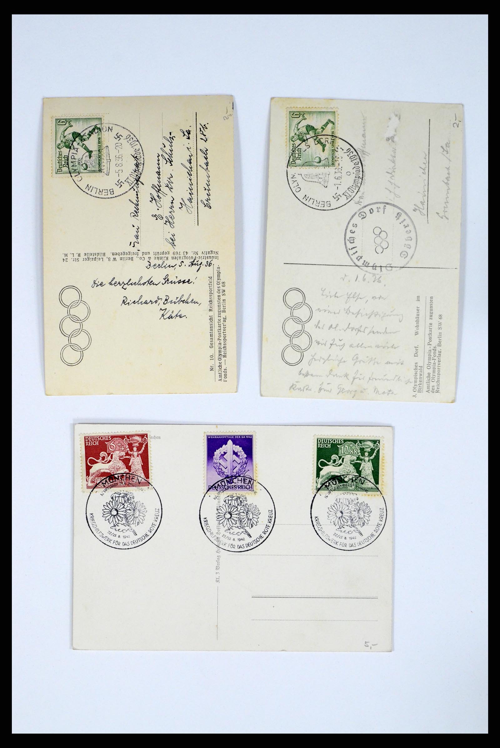 37104 030 - Postzegelverzameling 37104 Duitsland brieven 1900-1960.