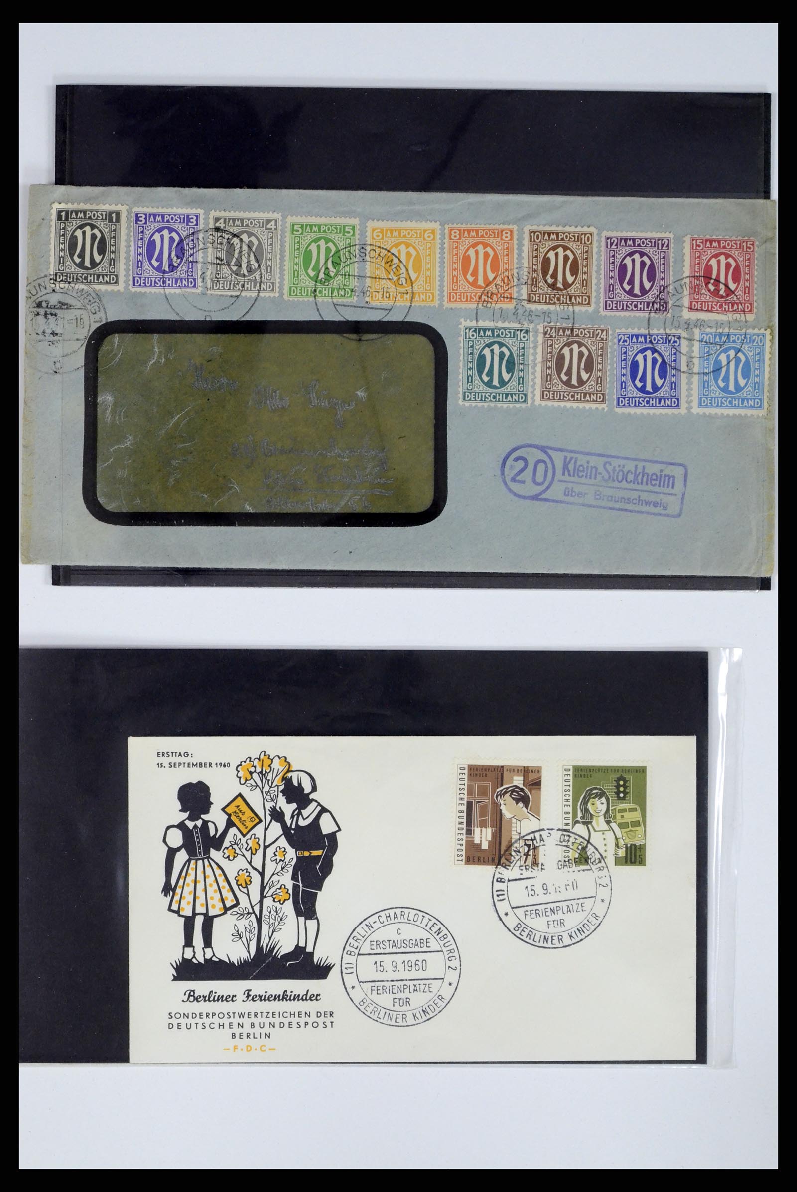 37104 041 - Postzegelverzameling 37104 Duitsland brieven 1900-1960.
