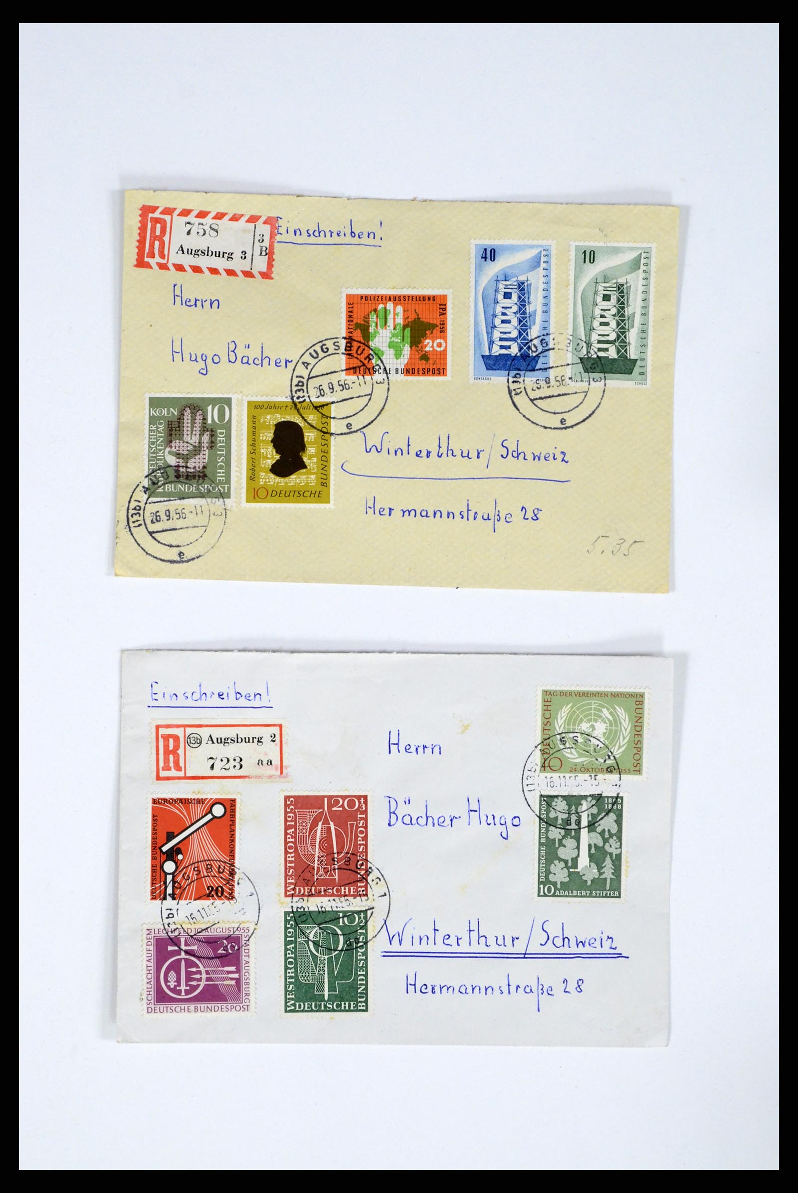 37104 044 - Postzegelverzameling 37104 Duitsland brieven 1900-1960.