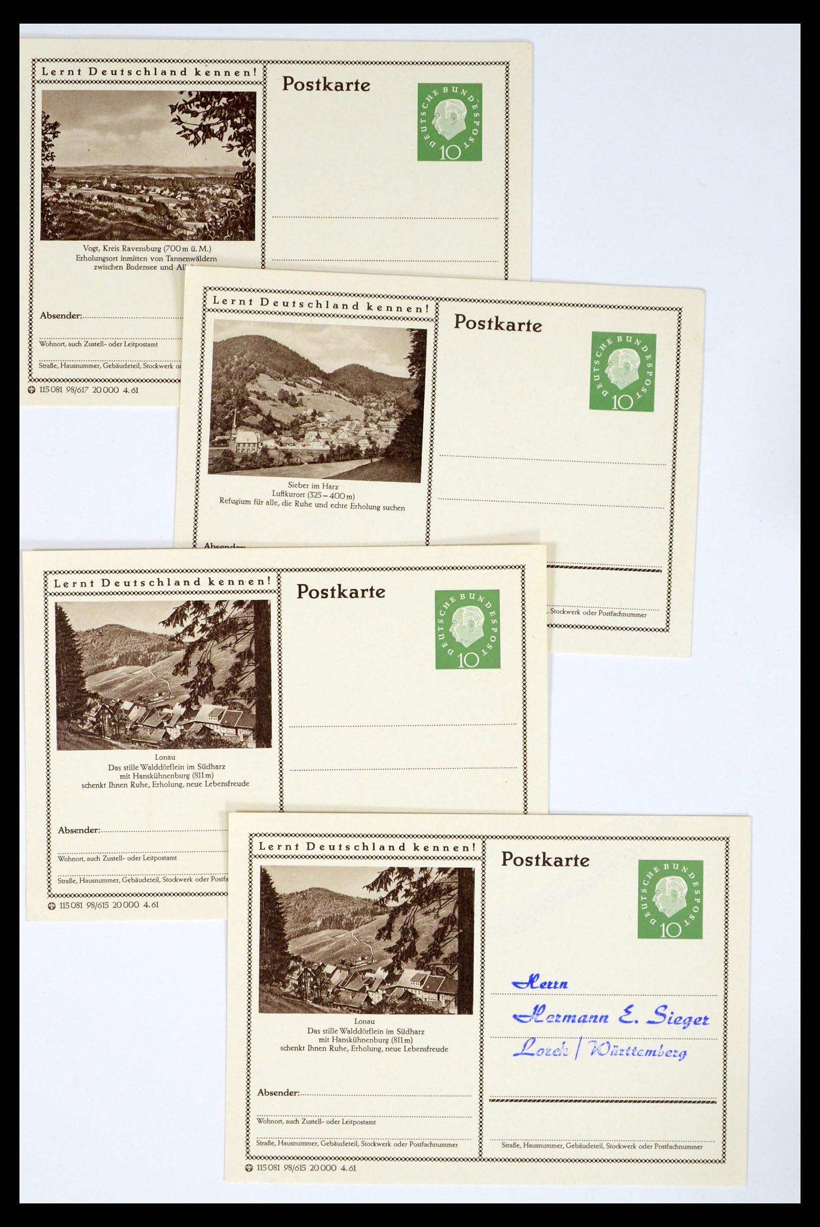 37104 047 - Postzegelverzameling 37104 Duitsland brieven 1900-1960.