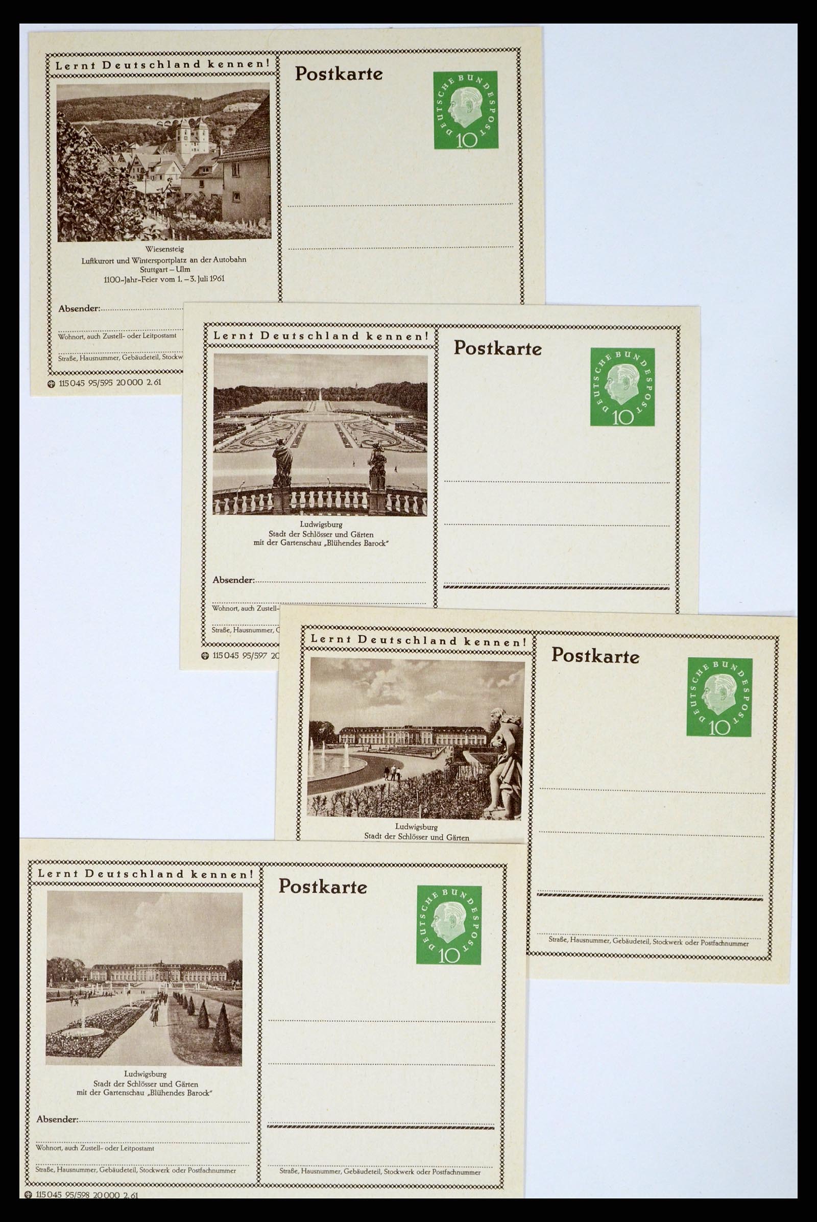 37104 052 - Postzegelverzameling 37104 Duitsland brieven 1900-1960.