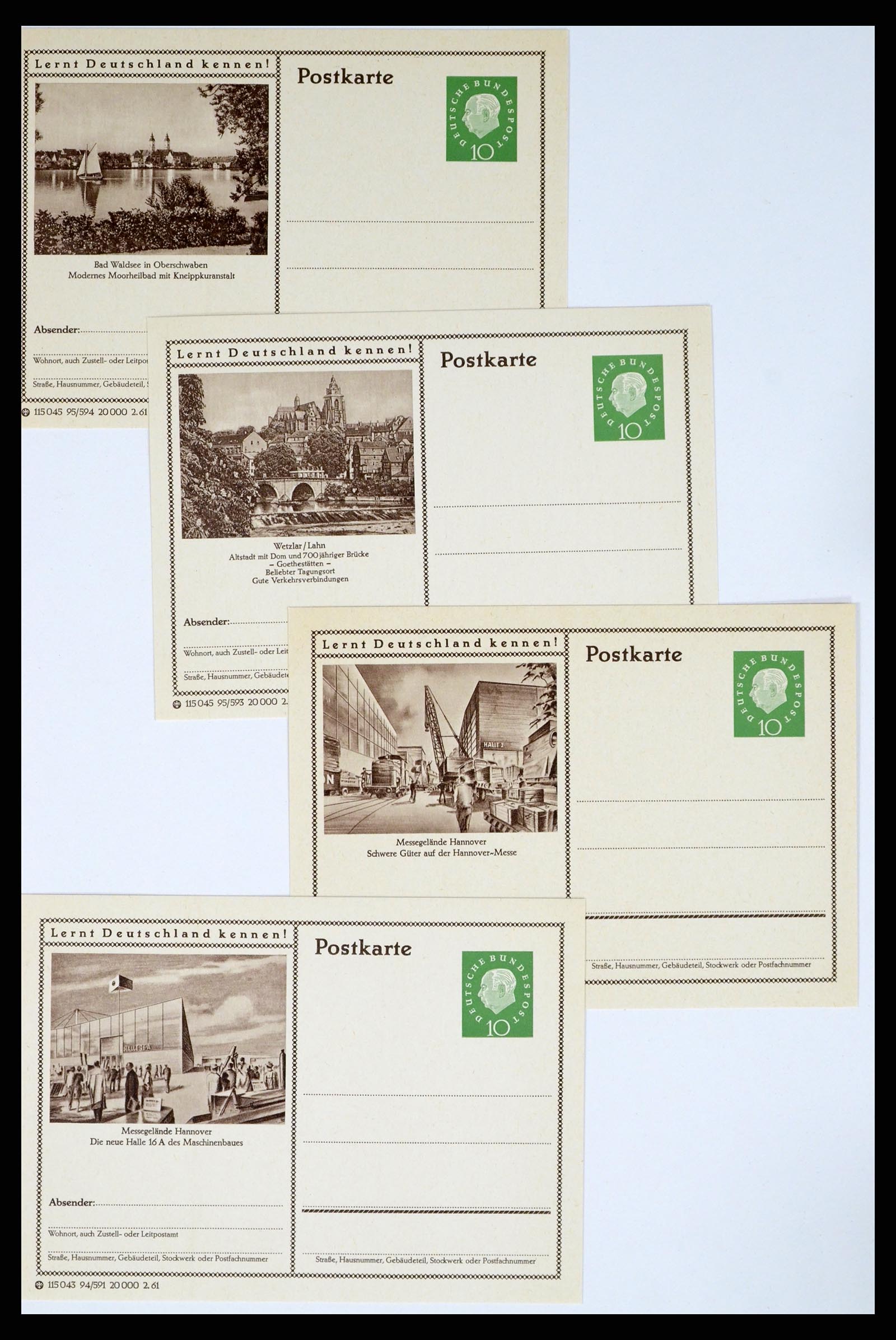 37104 053 - Postzegelverzameling 37104 Duitsland brieven 1900-1960.