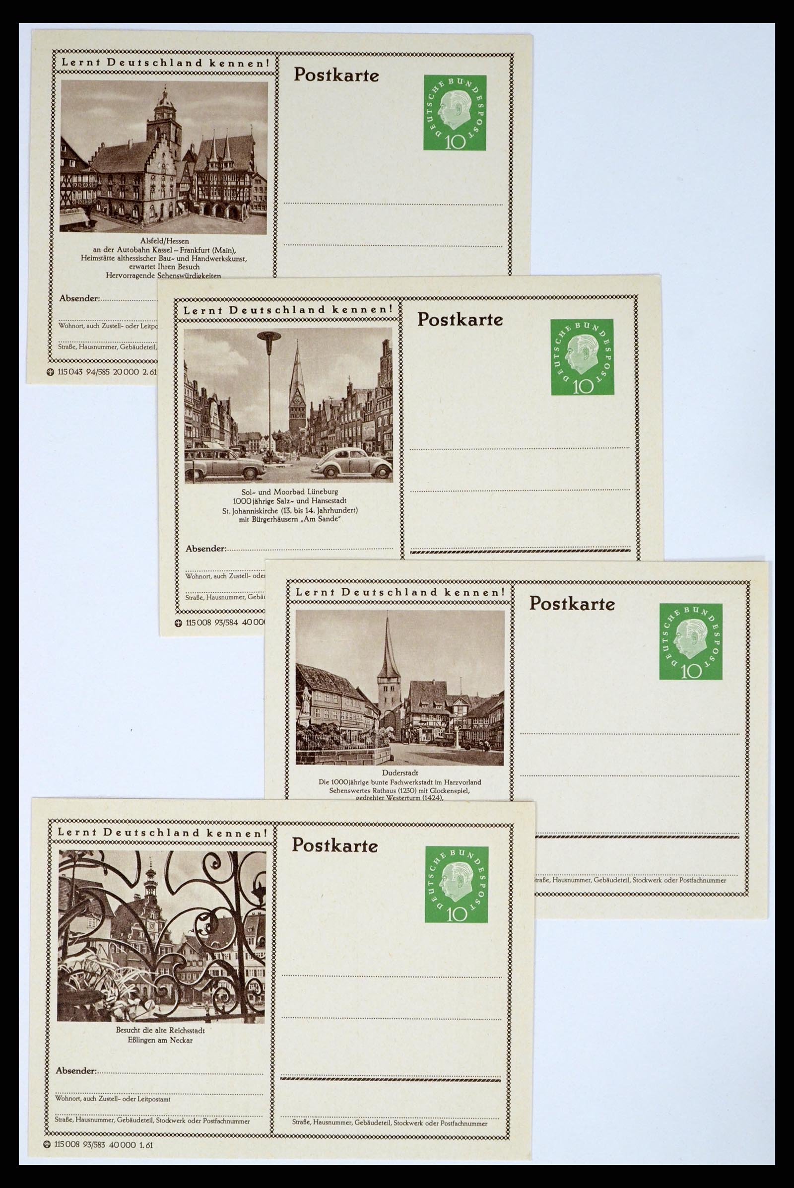 37104 055 - Postzegelverzameling 37104 Duitsland brieven 1900-1960.