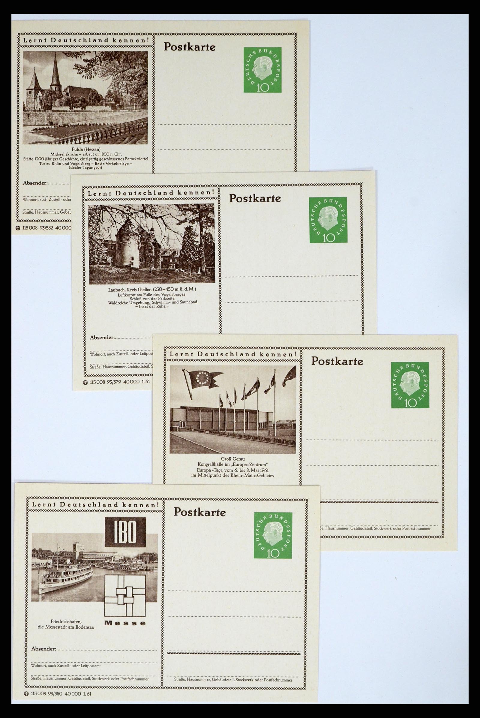37104 056 - Postzegelverzameling 37104 Duitsland brieven 1900-1960.