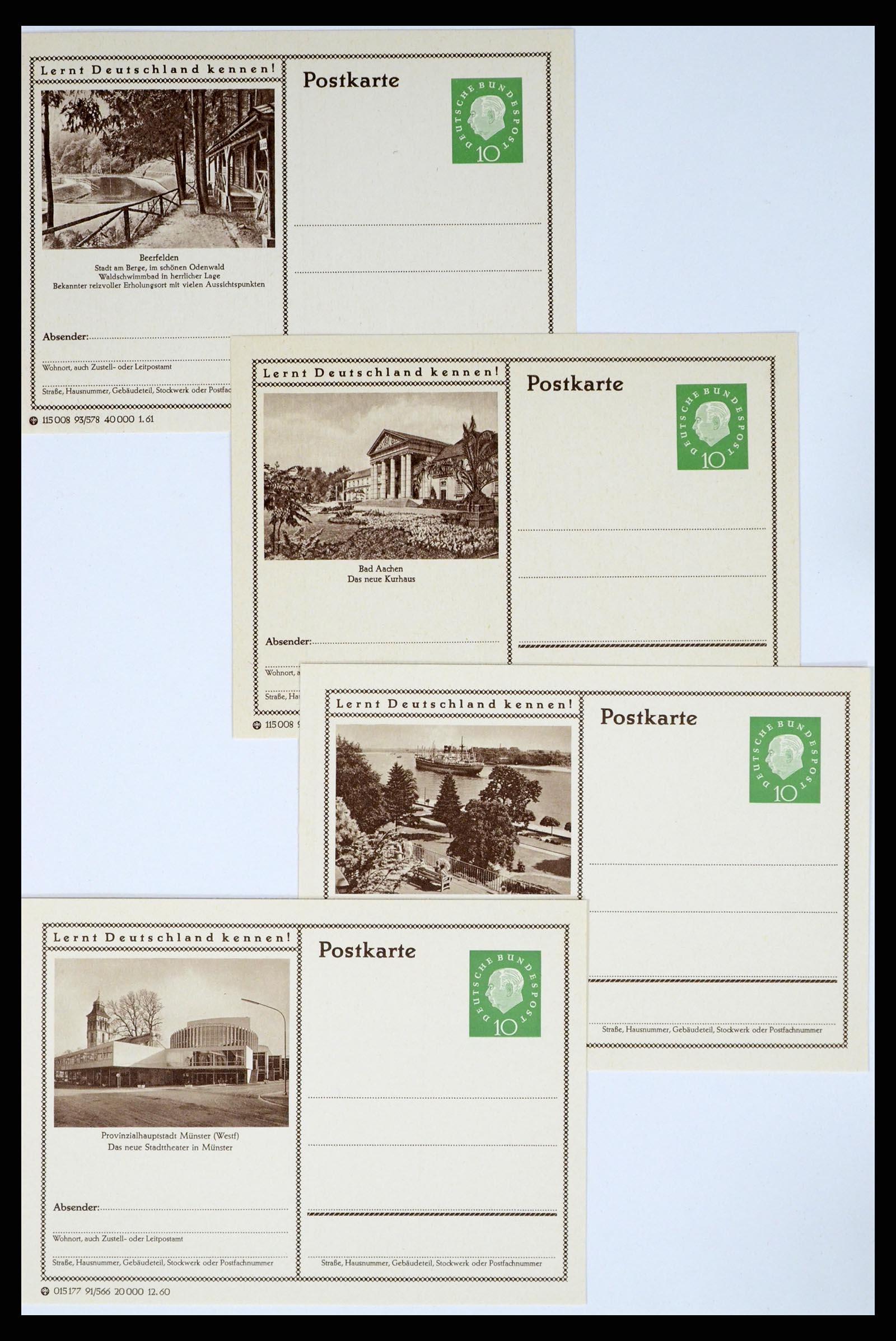 37104 057 - Postzegelverzameling 37104 Duitsland brieven 1900-1960.