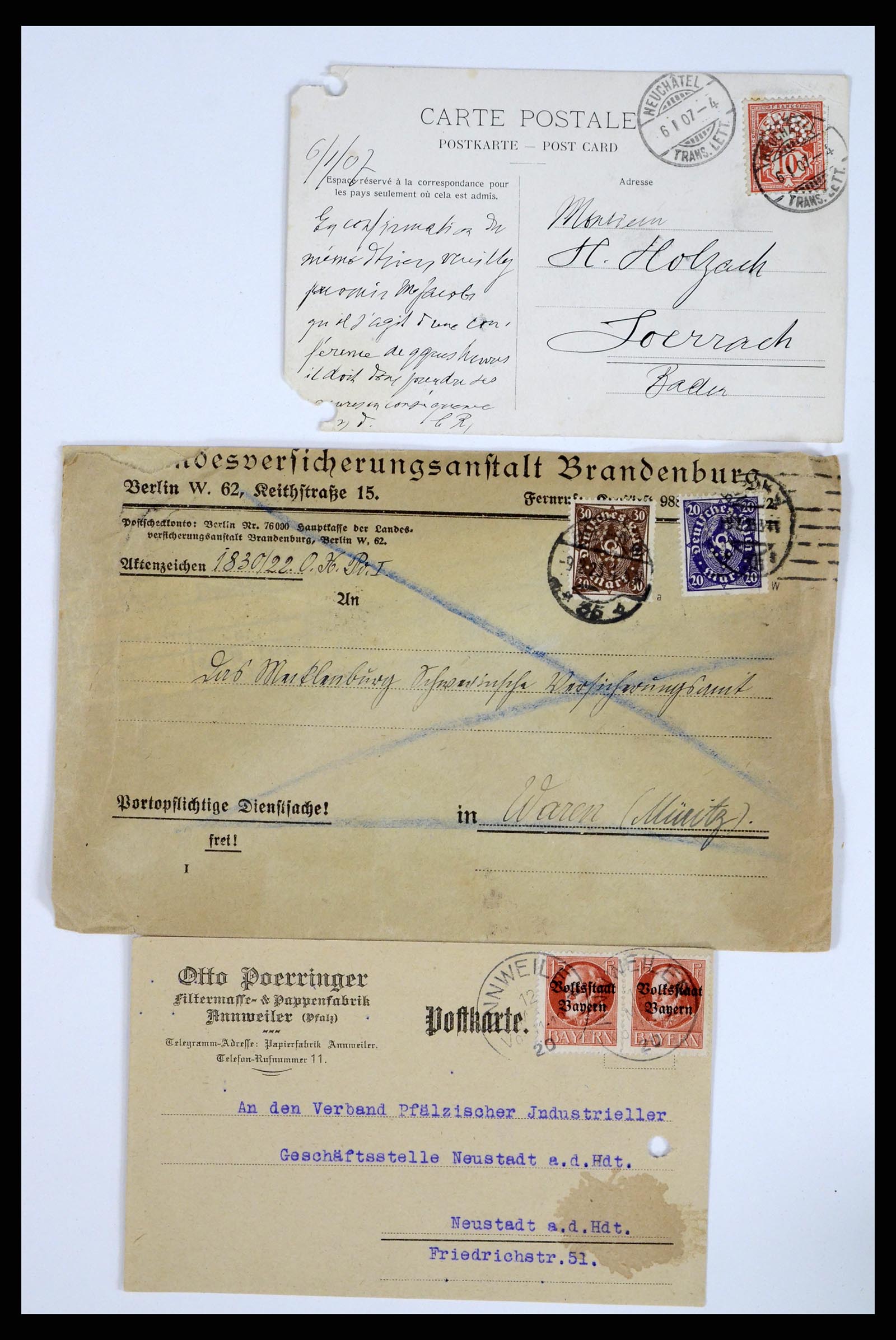37104 102 - Postzegelverzameling 37104 Duitsland brieven 1900-1960.