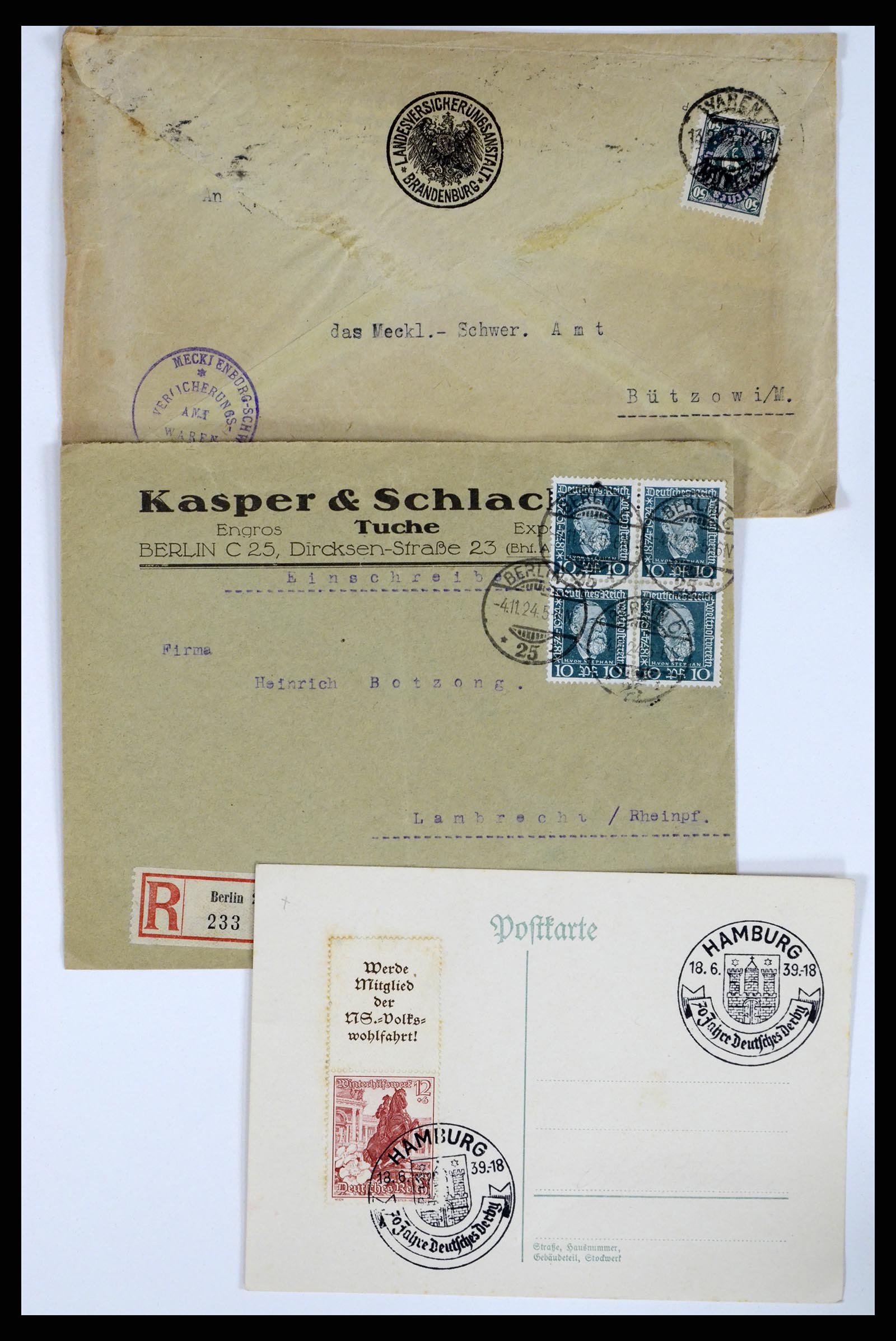 37104 103 - Postzegelverzameling 37104 Duitsland brieven 1900-1960.
