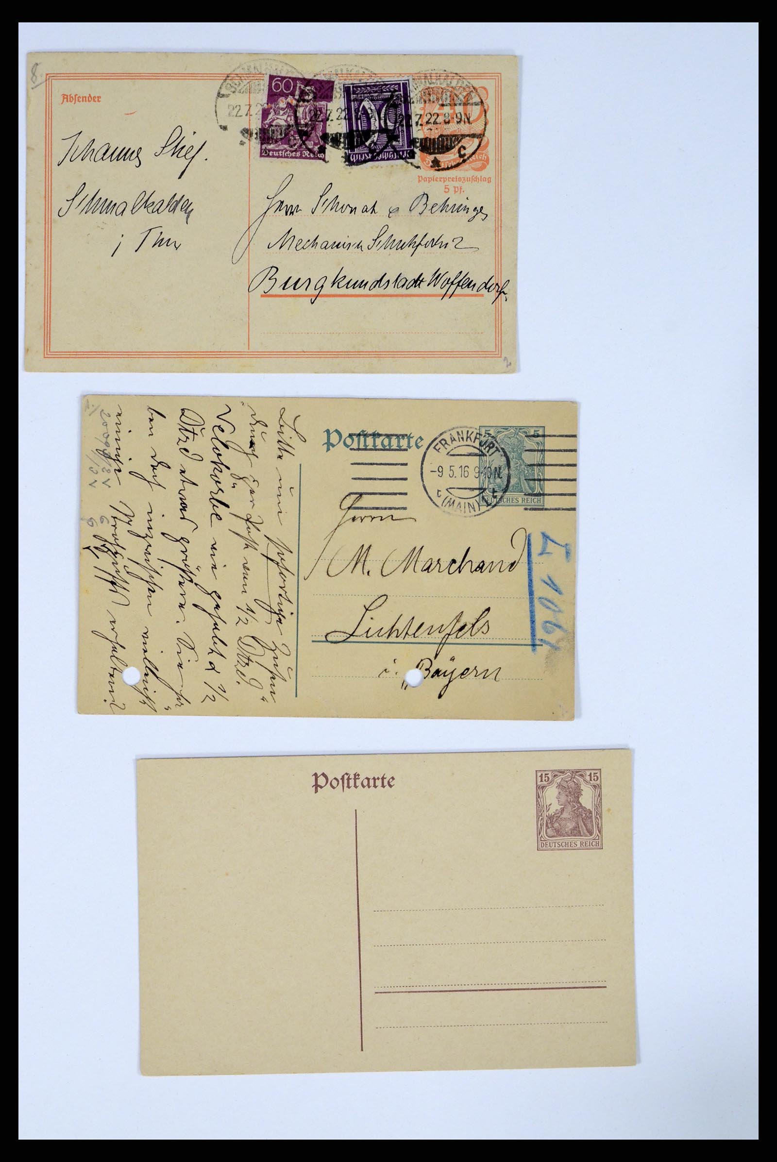 37104 116 - Postzegelverzameling 37104 Duitsland brieven 1900-1960.