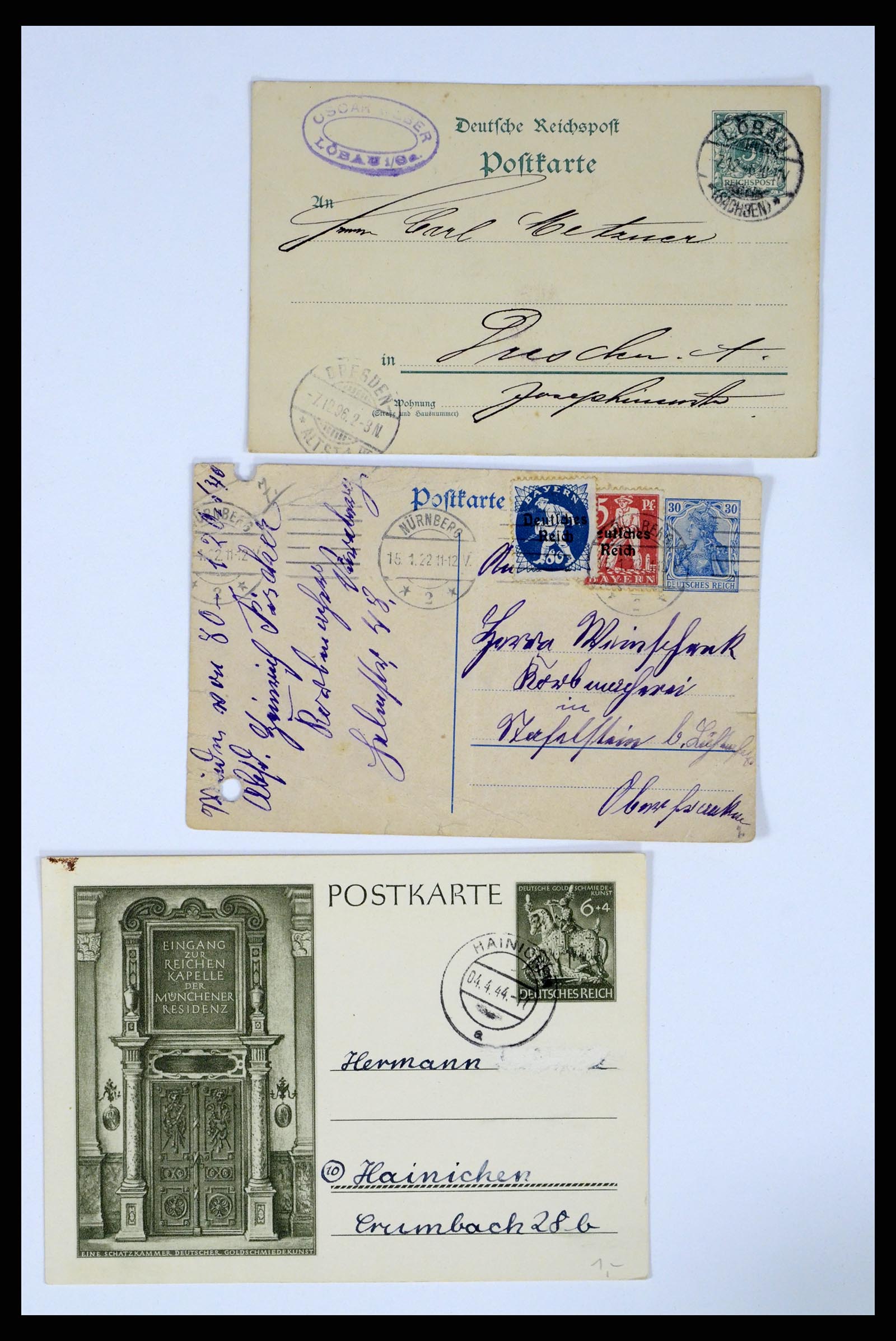 37104 117 - Postzegelverzameling 37104 Duitsland brieven 1900-1960.