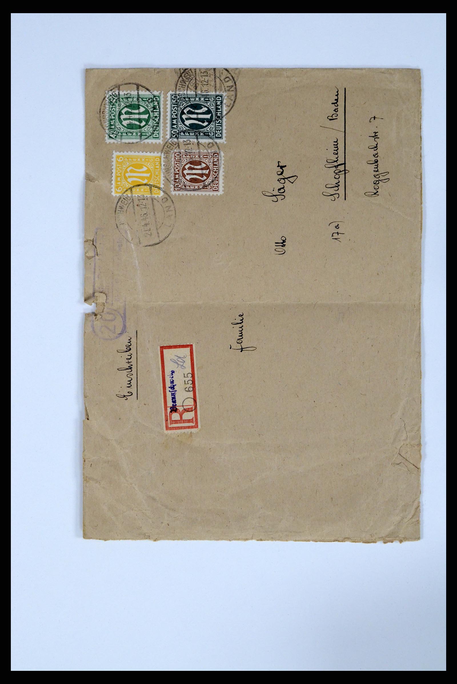 37104 141 - Postzegelverzameling 37104 Duitsland brieven 1900-1960.