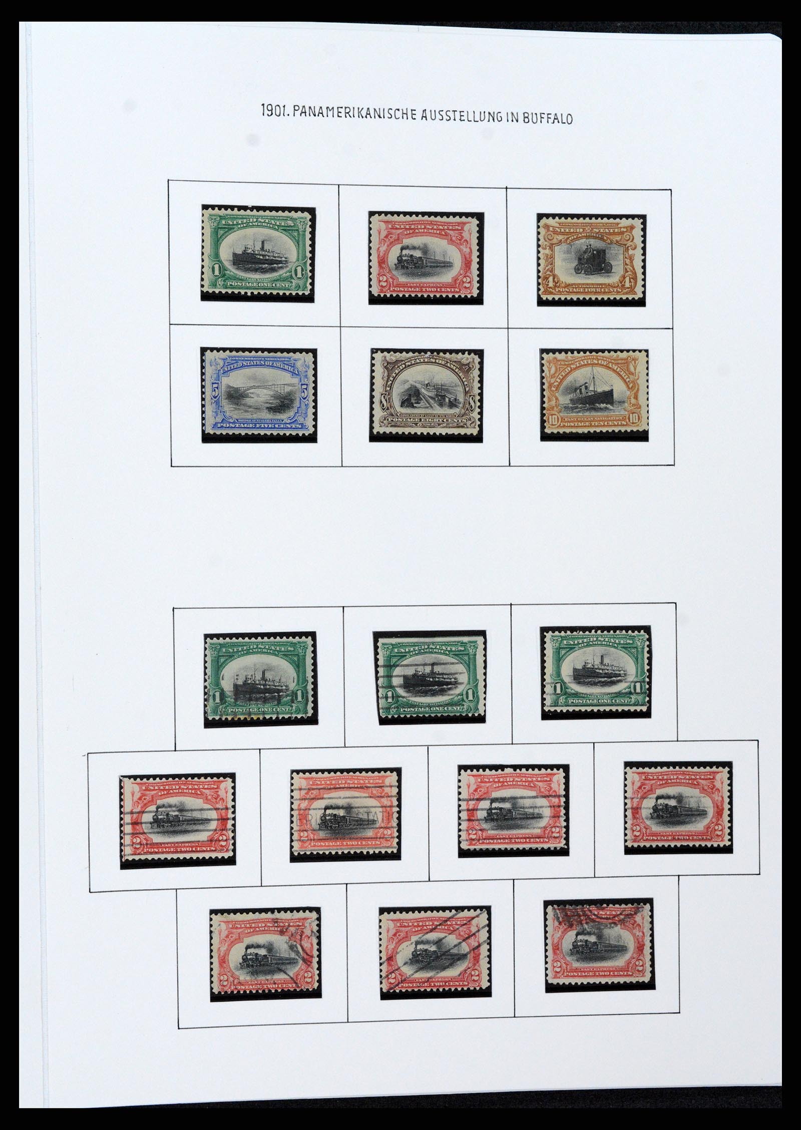 37107 0060 - Postzegelverzameling 37107 USA 1851-1960.