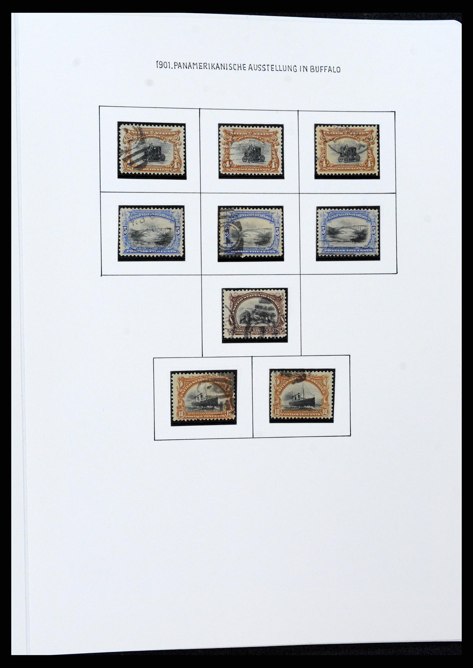 37107 0061 - Postzegelverzameling 37107 USA 1851-1960.