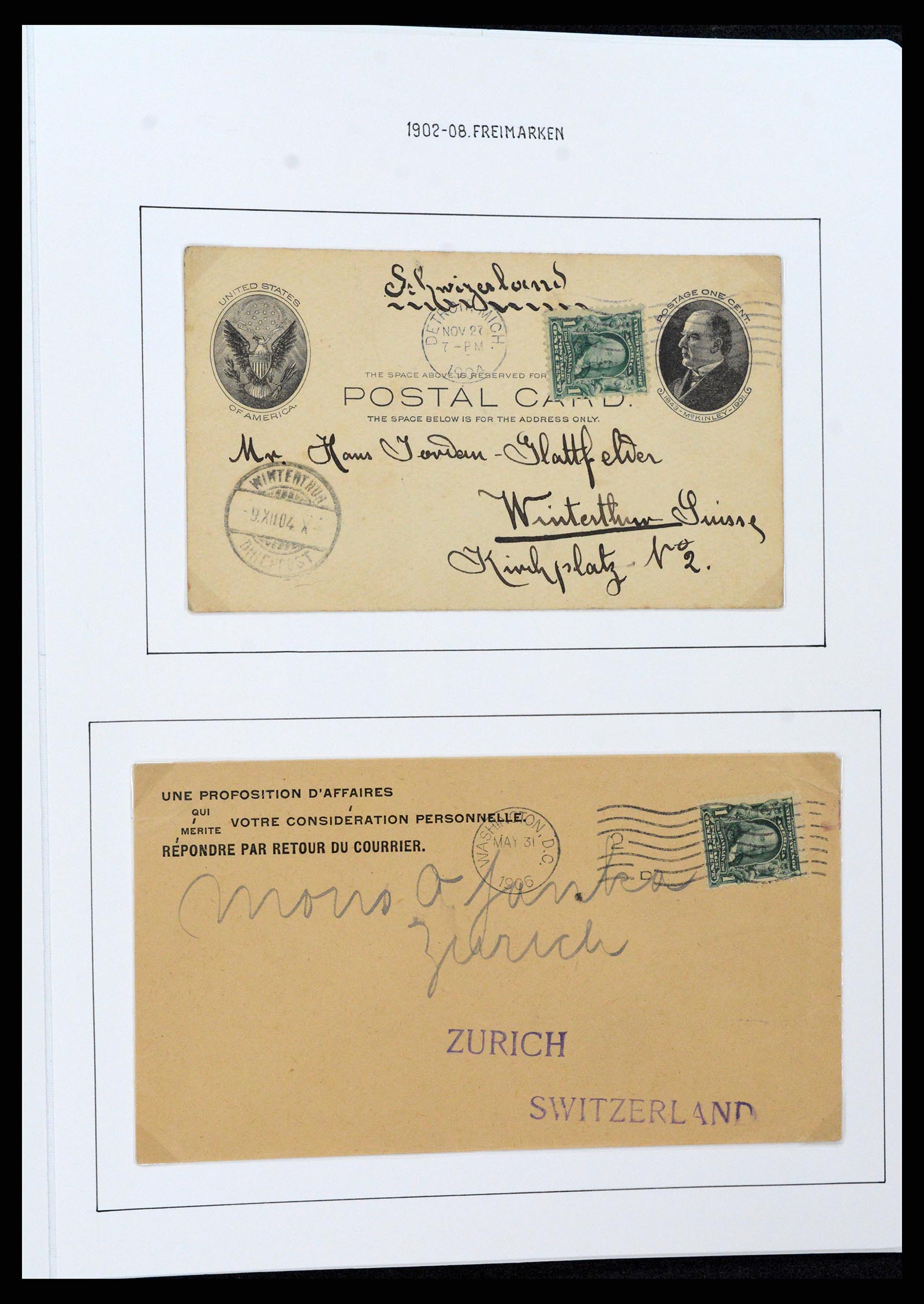 37107 0062 - Postzegelverzameling 37107 USA 1851-1960.