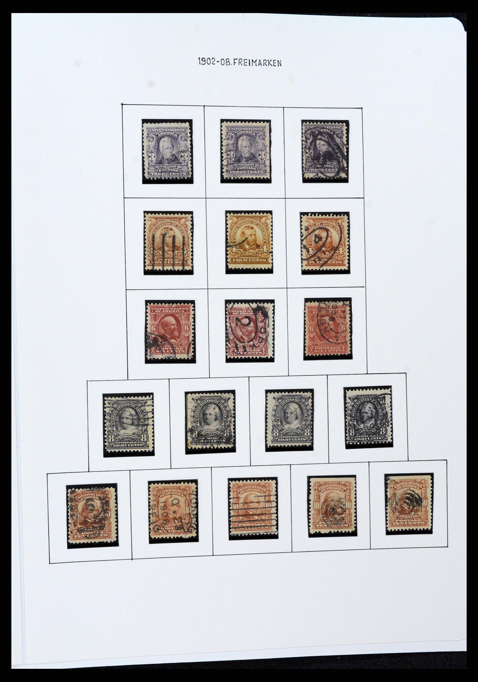 37107 0065 - Postzegelverzameling 37107 USA 1851-1960.