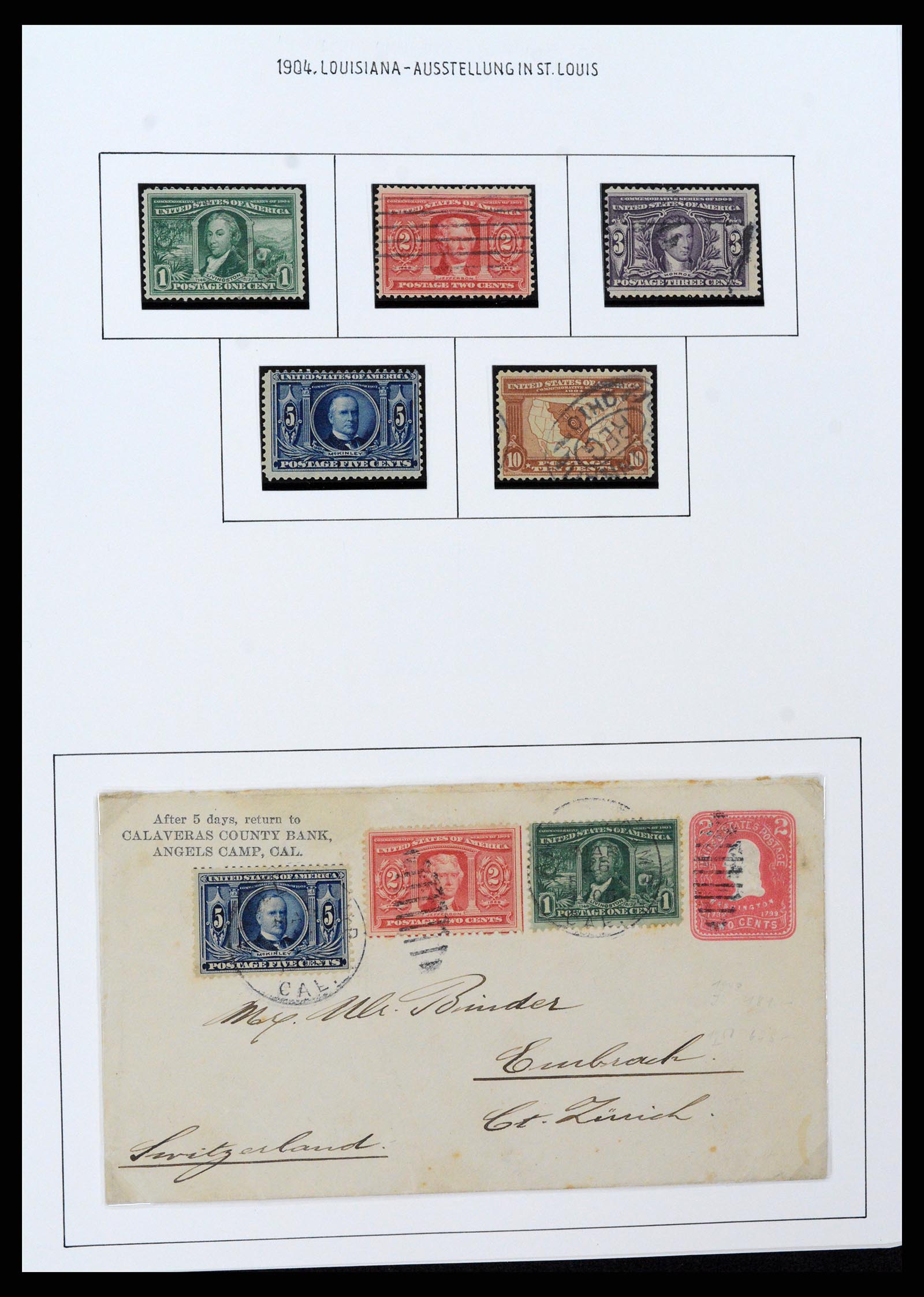 37107 0069 - Postzegelverzameling 37107 USA 1851-1960.