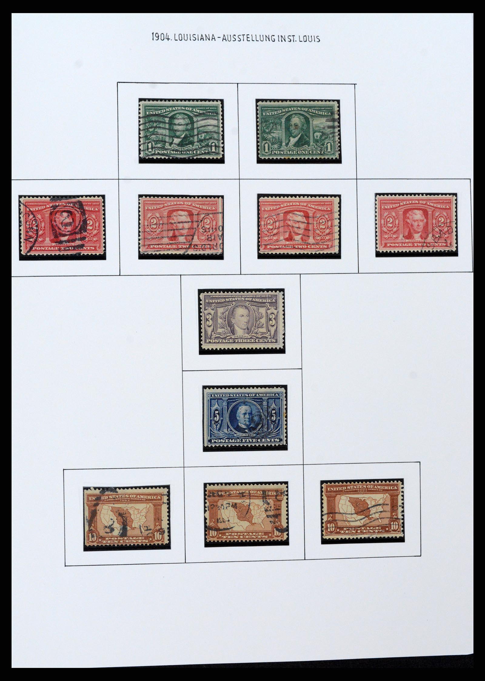 37107 0070 - Stamp collection 37107 USA 1851-1960.
