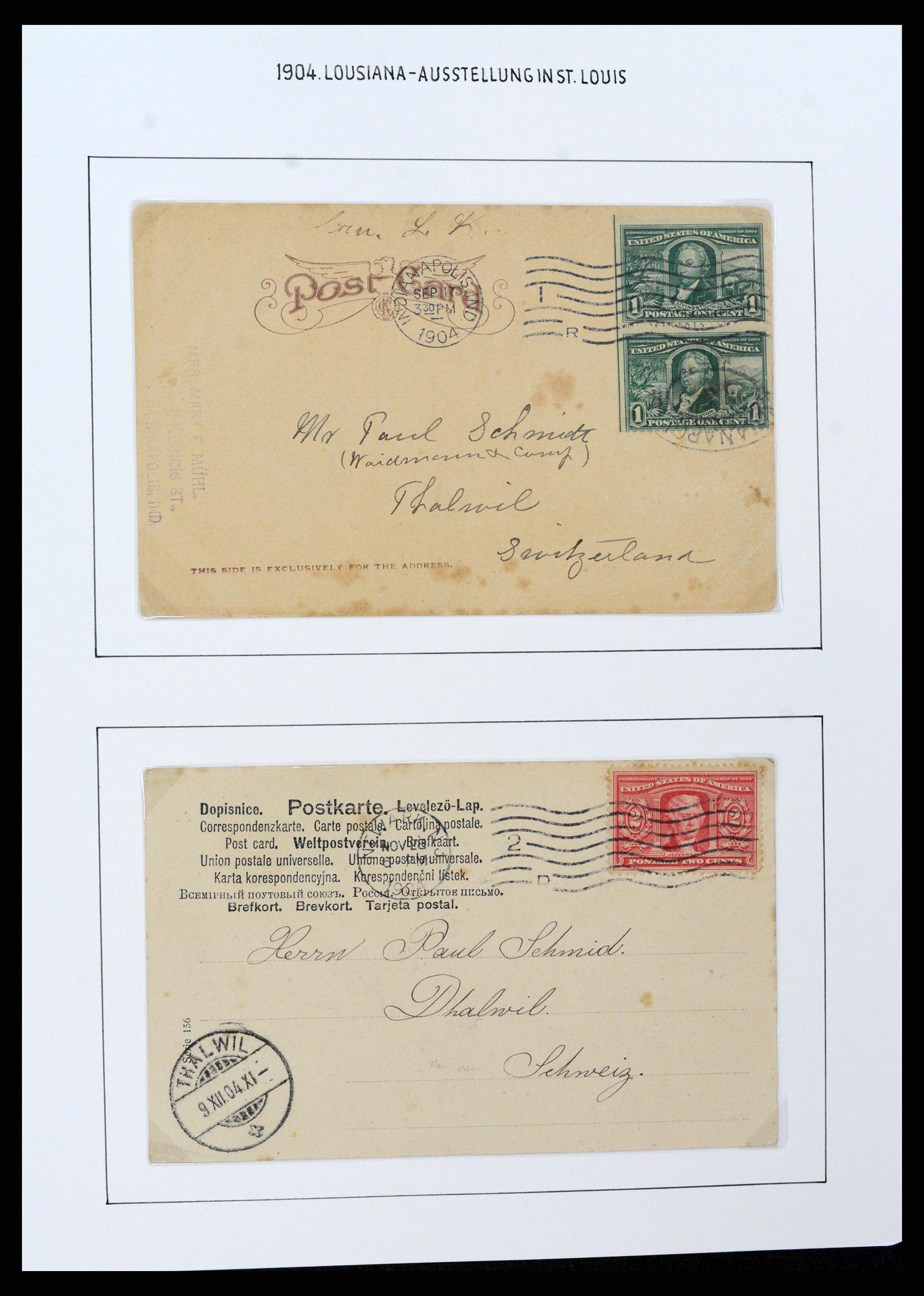 37107 0071 - Stamp collection 37107 USA 1851-1960.