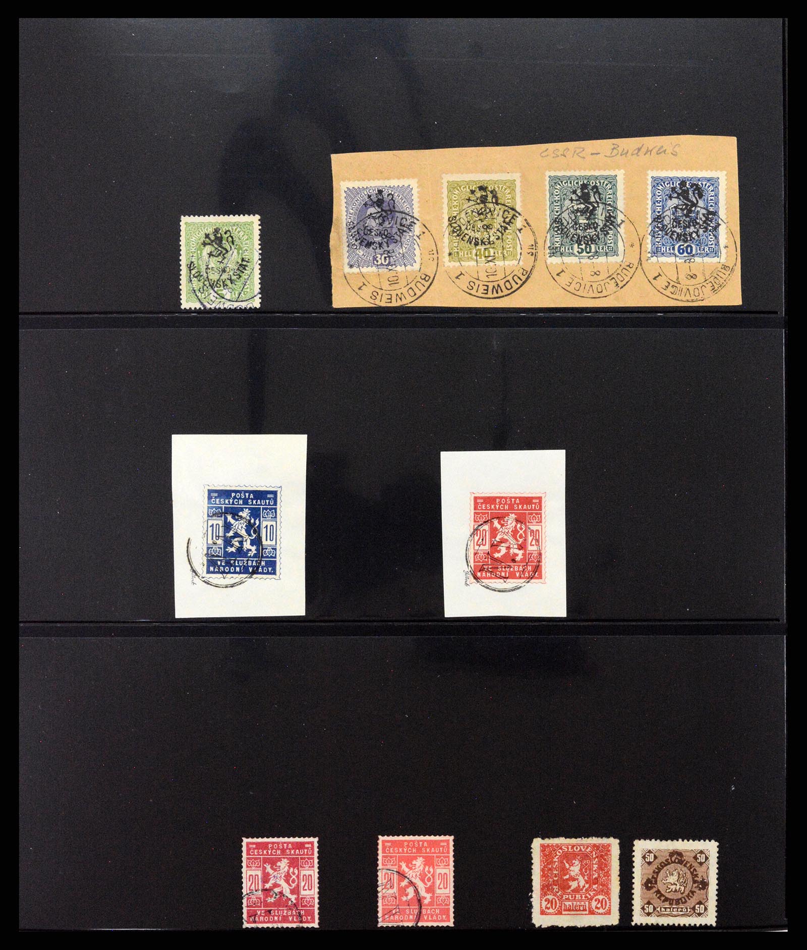 37108 001 - Postzegelverzameling 37108 Tsjechoslowakije 1918-1979.