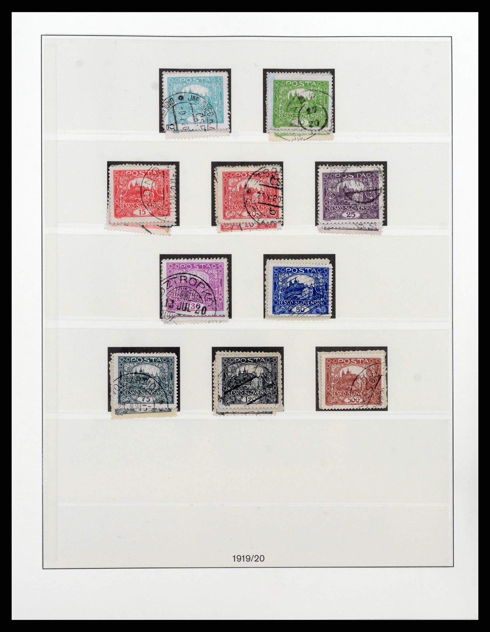37108 009 - Postzegelverzameling 37108 Tsjechoslowakije 1918-1979.