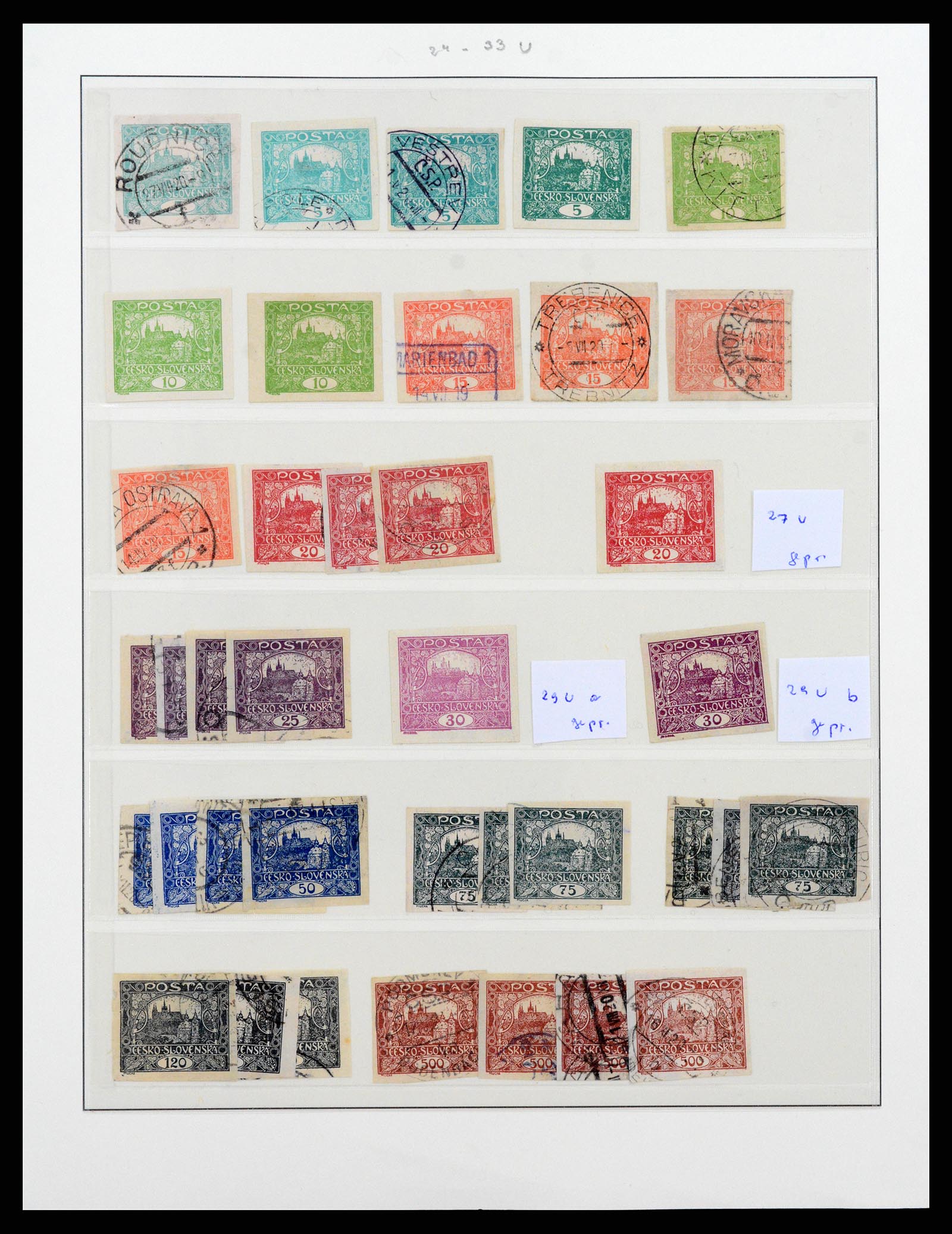 37108 011 - Postzegelverzameling 37108 Tsjechoslowakije 1918-1979.