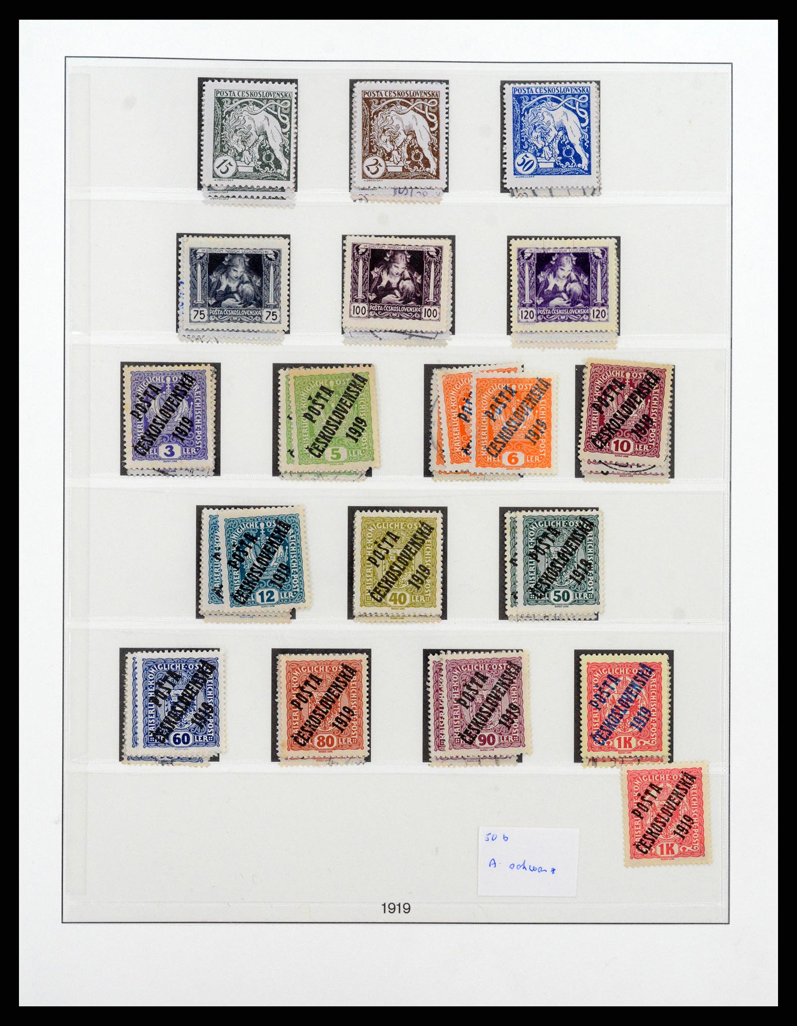 37108 012 - Postzegelverzameling 37108 Tsjechoslowakije 1918-1979.