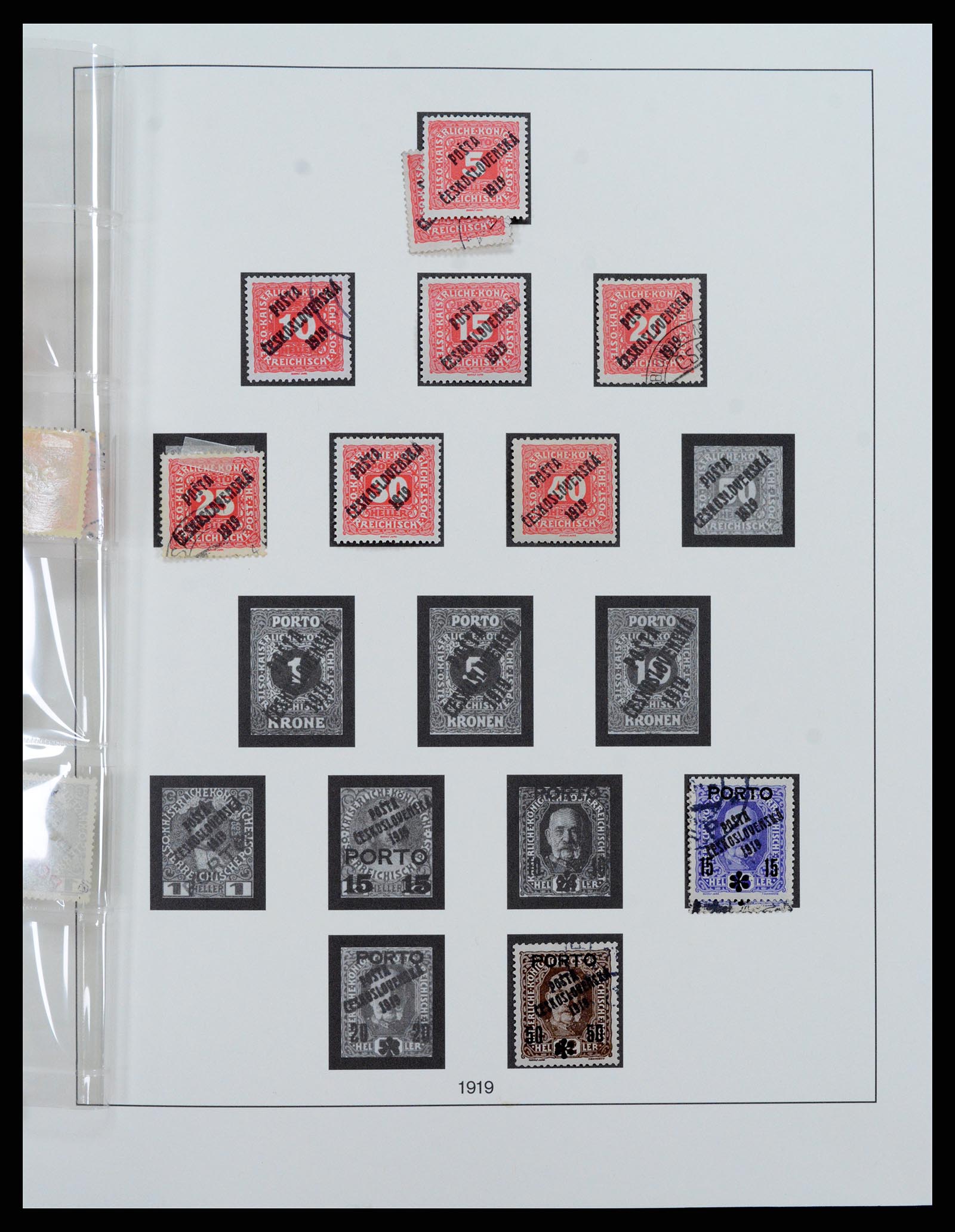 37108 022 - Postzegelverzameling 37108 Tsjechoslowakije 1918-1979.