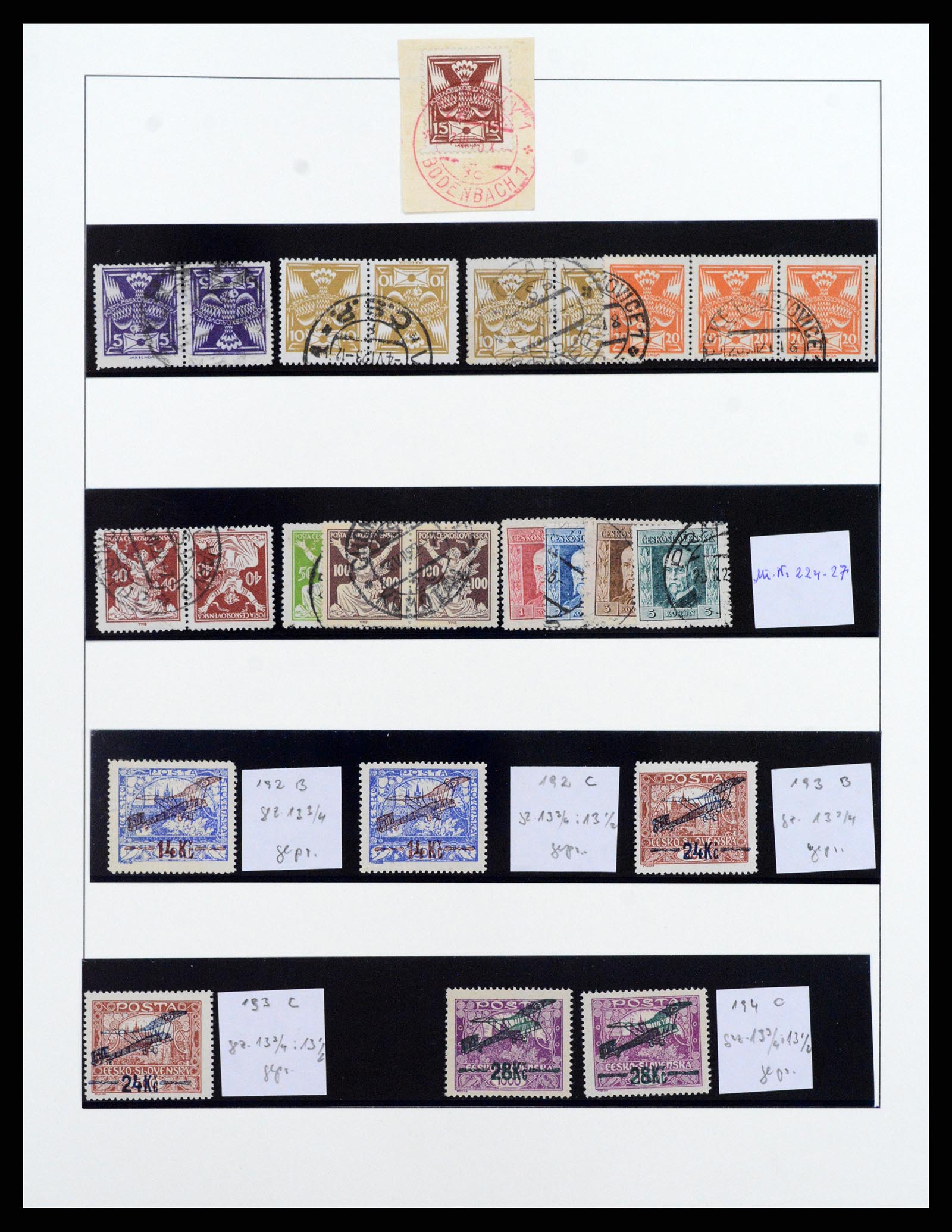 37108 036 - Postzegelverzameling 37108 Tsjechoslowakije 1918-1979.