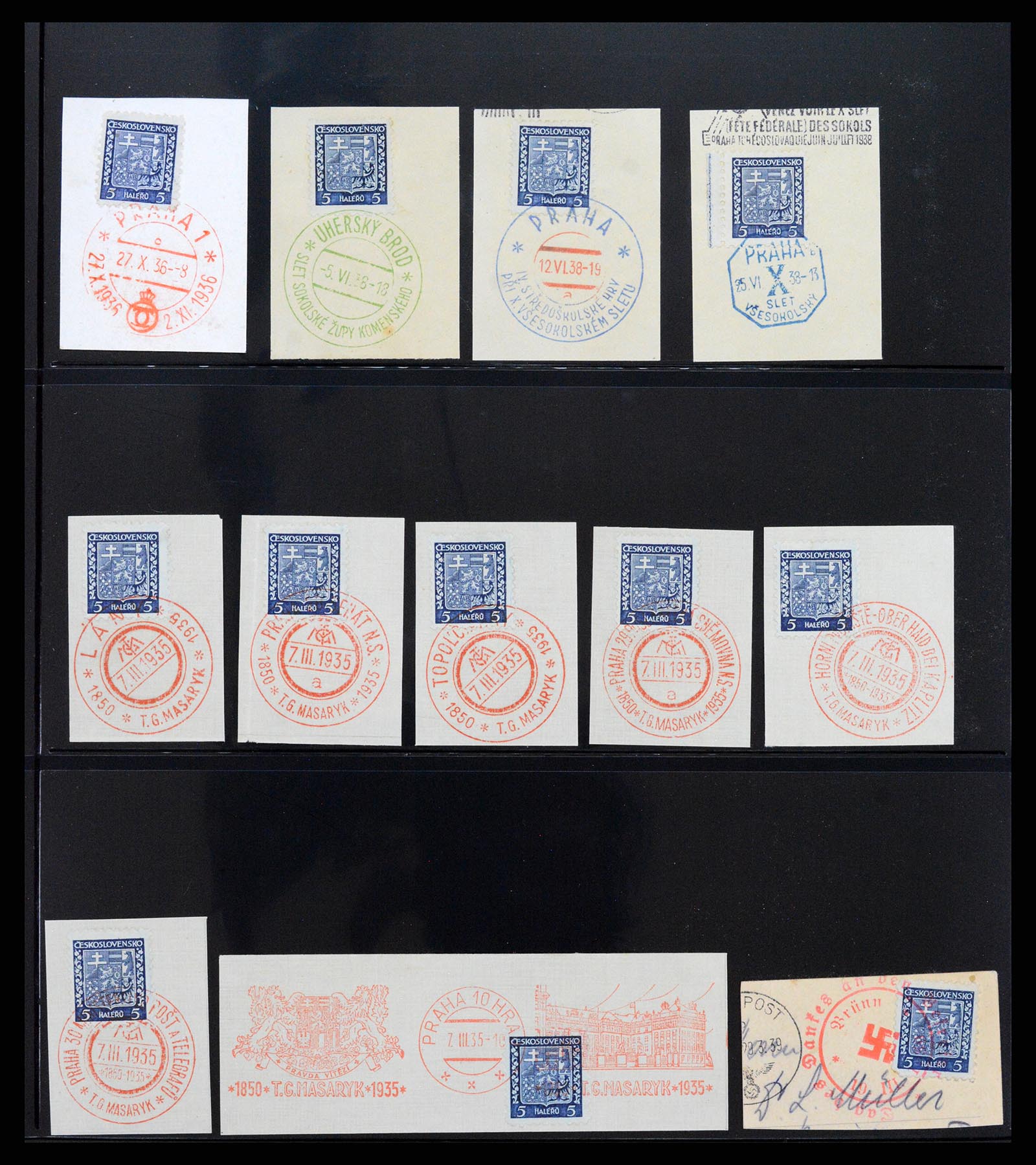 37108 051 - Postzegelverzameling 37108 Tsjechoslowakije 1918-1979.
