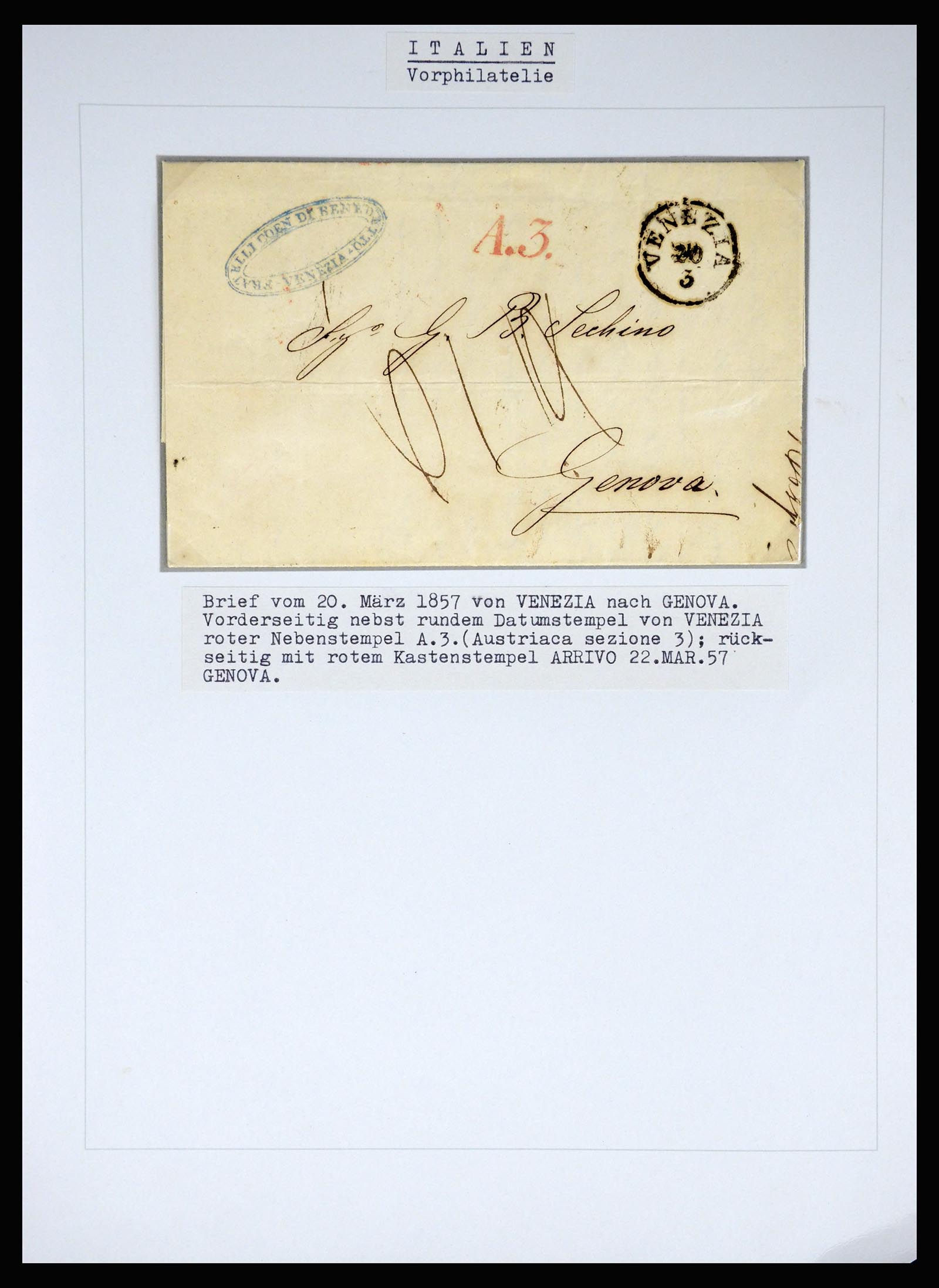 37110 011 - Stamp collection 37110 Italy 1763(!)-1962.