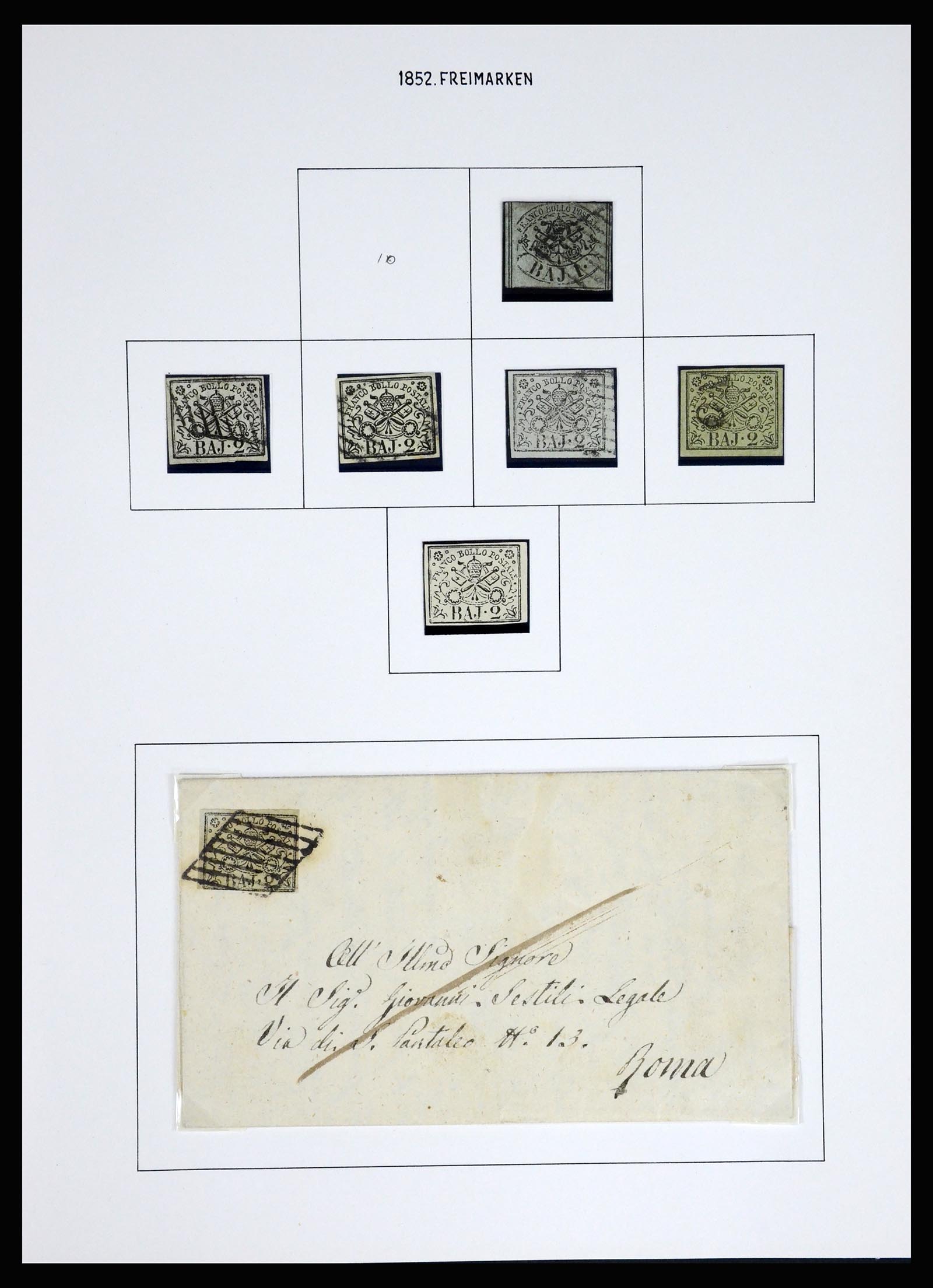 37110 026 - Postzegelverzameling 37110 Italië 1763(!)-1962.