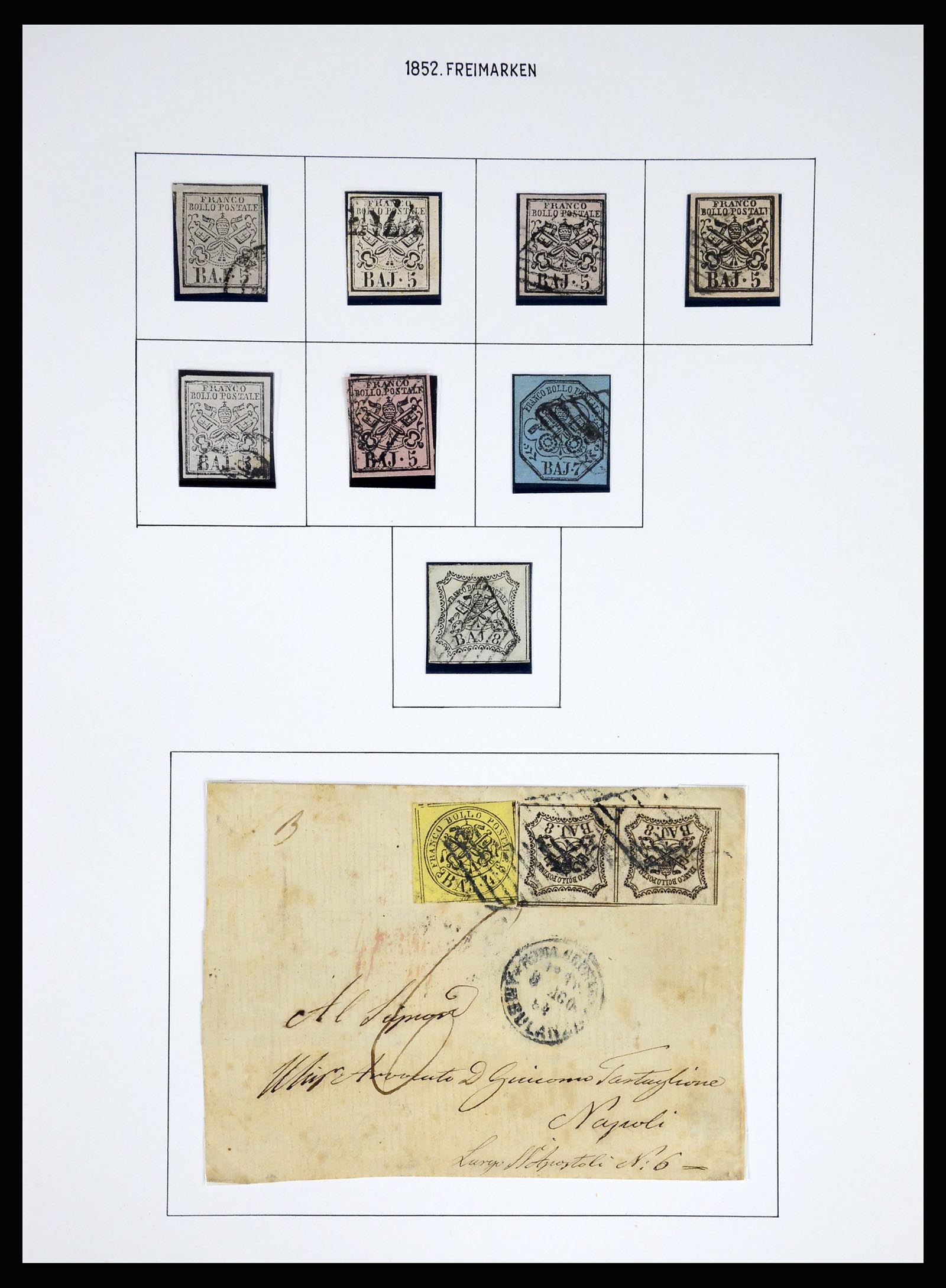 37110 028 - Postzegelverzameling 37110 Italië 1763(!)-1962.