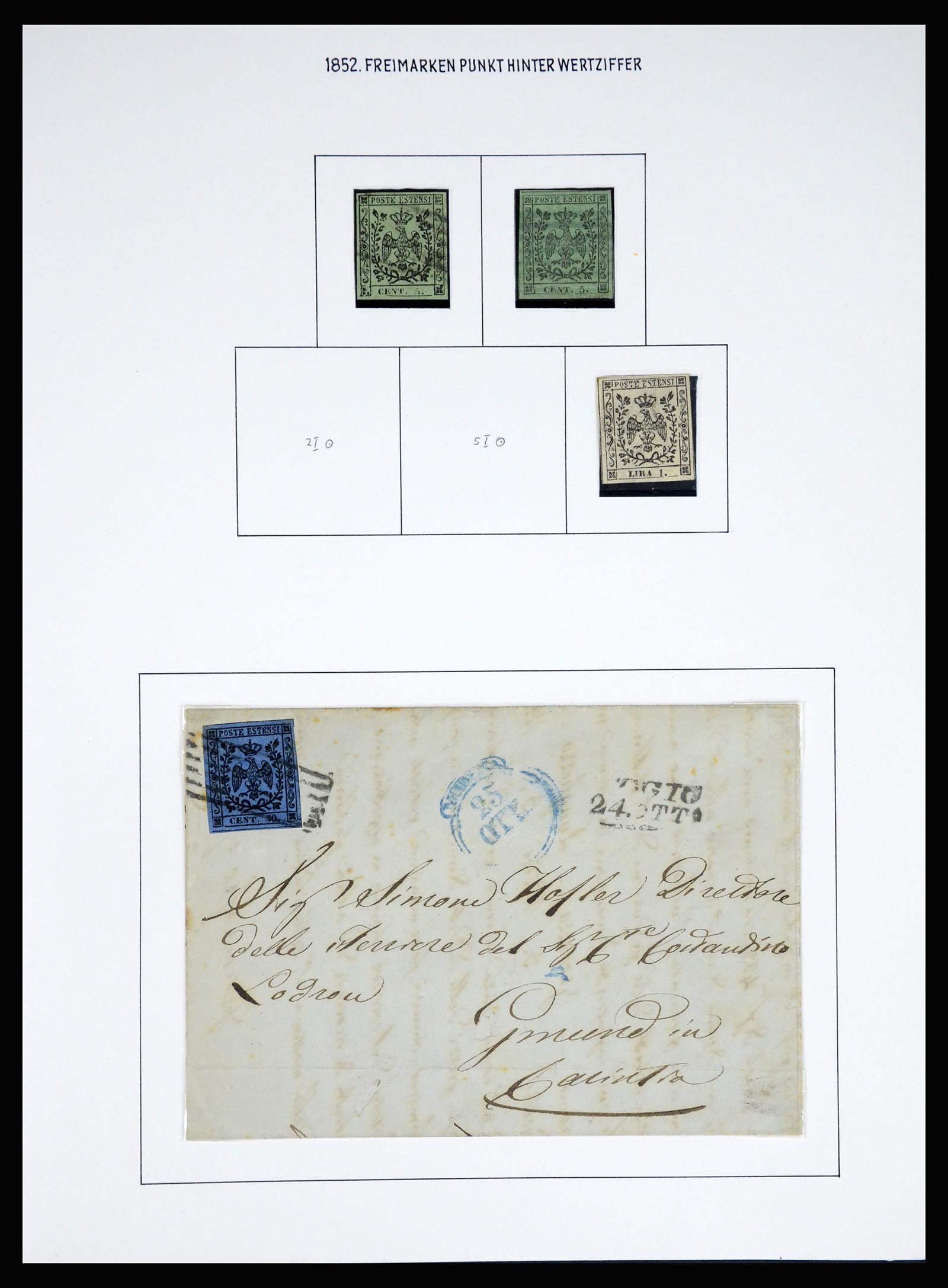 37110 031 - Postzegelverzameling 37110 Italië 1763(!)-1962.